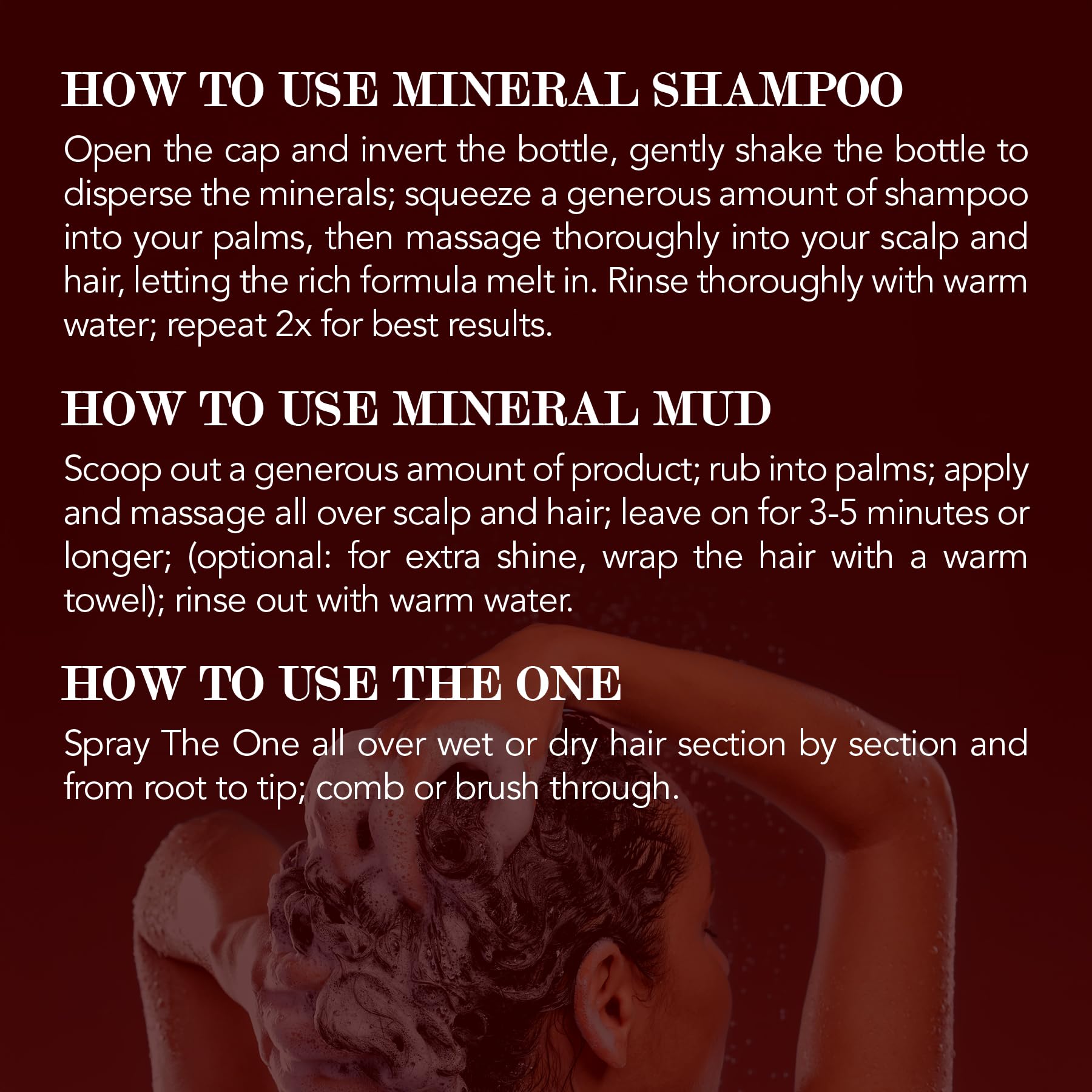 Mineral Hair Care Kits – Shampoo, Mud & Treatments for All Hair Types