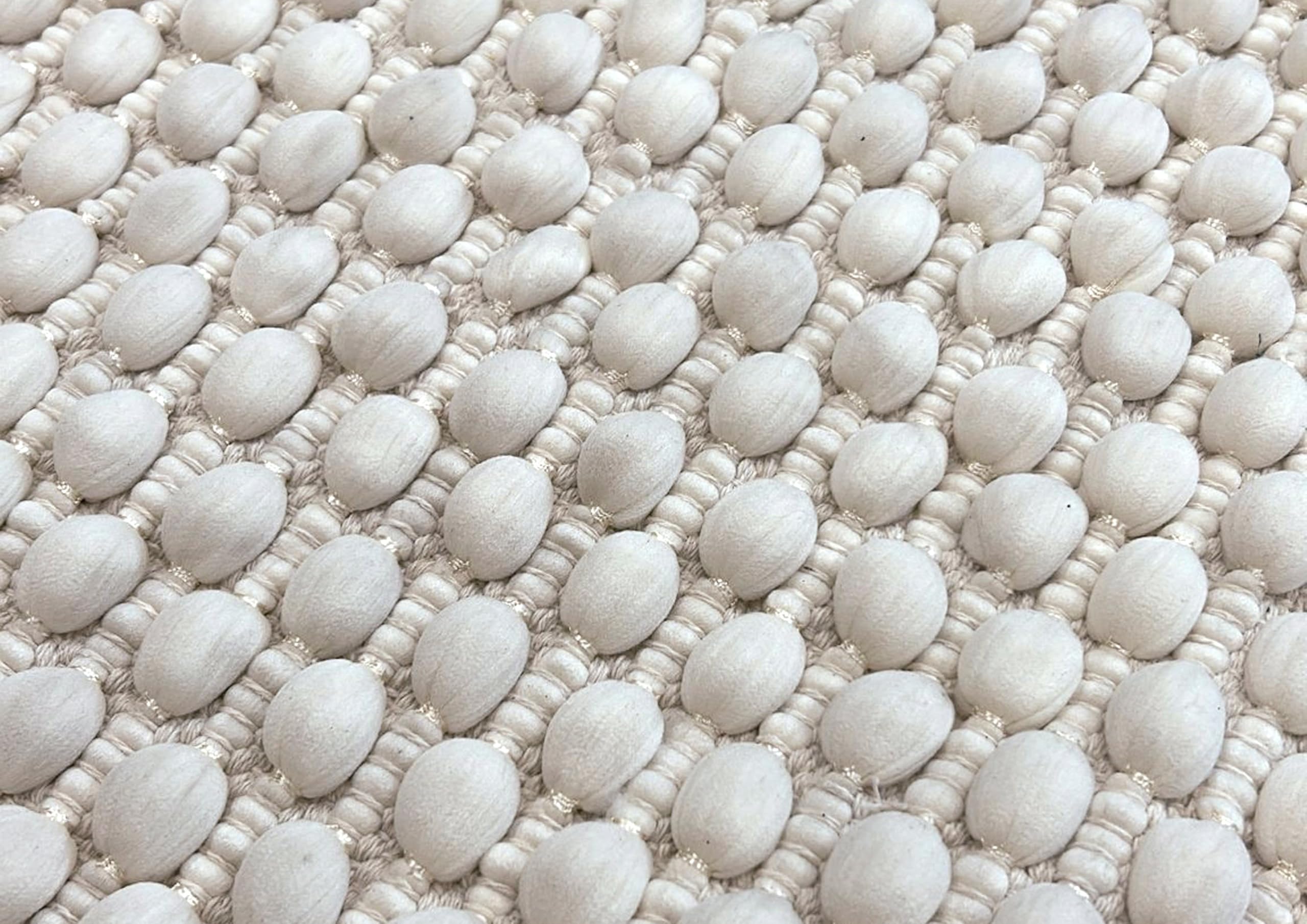 Zohome Mauro Badematte/Badteppich 120x70 – Weiche & rutschfeste Duschmatte – Hochwertiger Badvorleger für Badezimmer – Wit