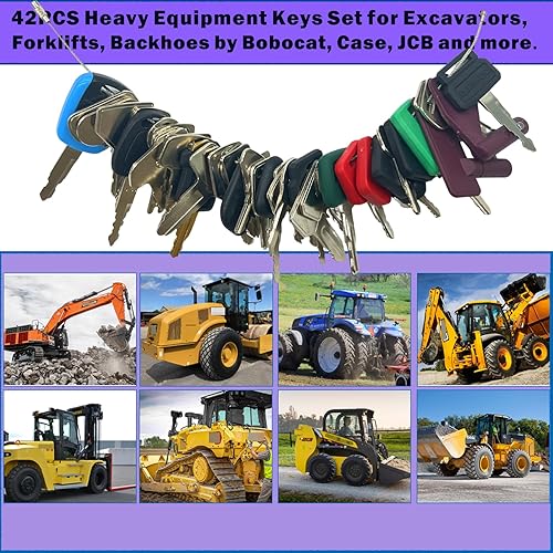 Miniatura 9 de Juego de 42 + 10 llaves de equipo pesado, llaves de equipo de construcción, juego de llaves maestras para bobcat JD Case JLG JCB Kubota Komatsu