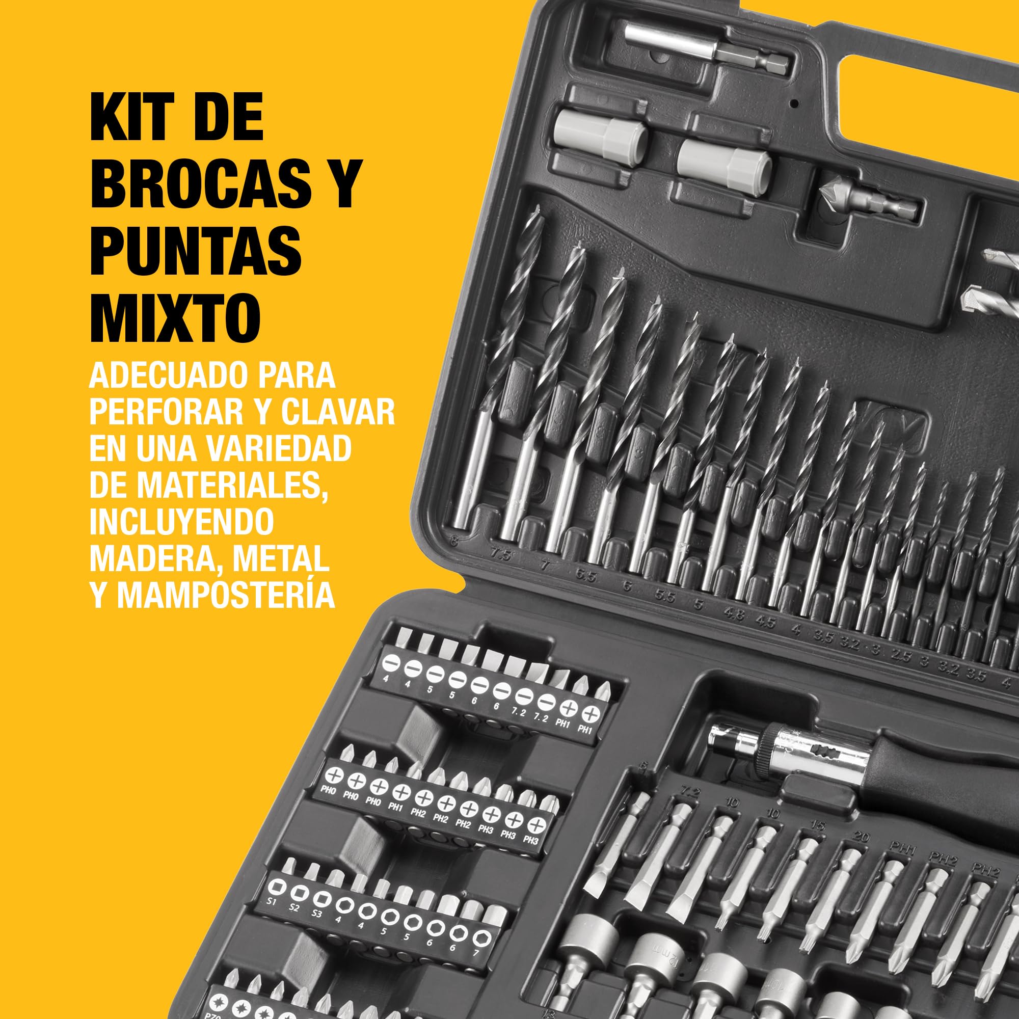DEWALT Juego de accesorios mixtos (109 piezas), DT0109-QZ