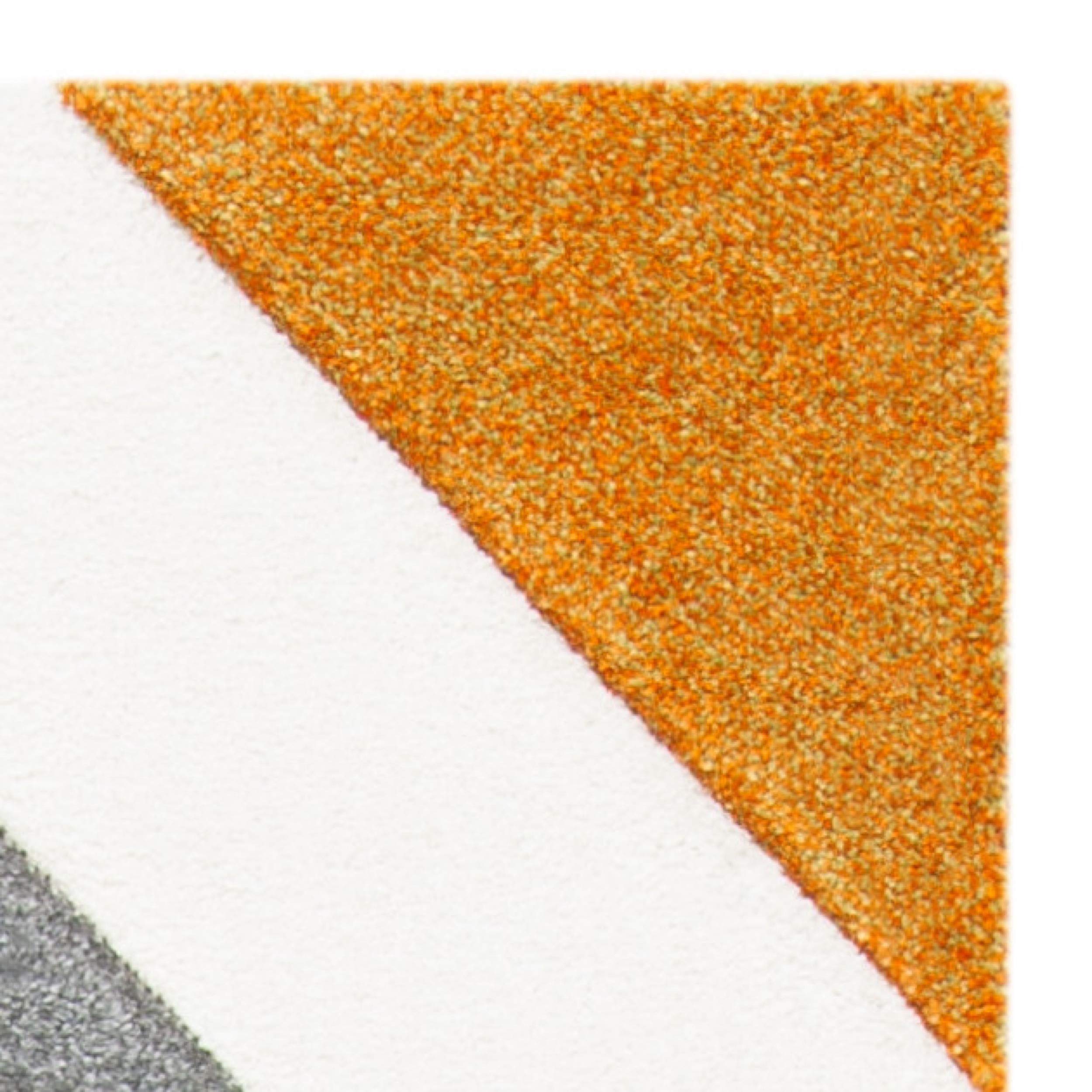 SAFAVIEH Tapis Moderne pour Salon, Salle à Manger, Chambre à Coucher - Hollywood Collection, Tapis à Poil Court, Ivoire et Bleu Paon, 201 X 274 cm