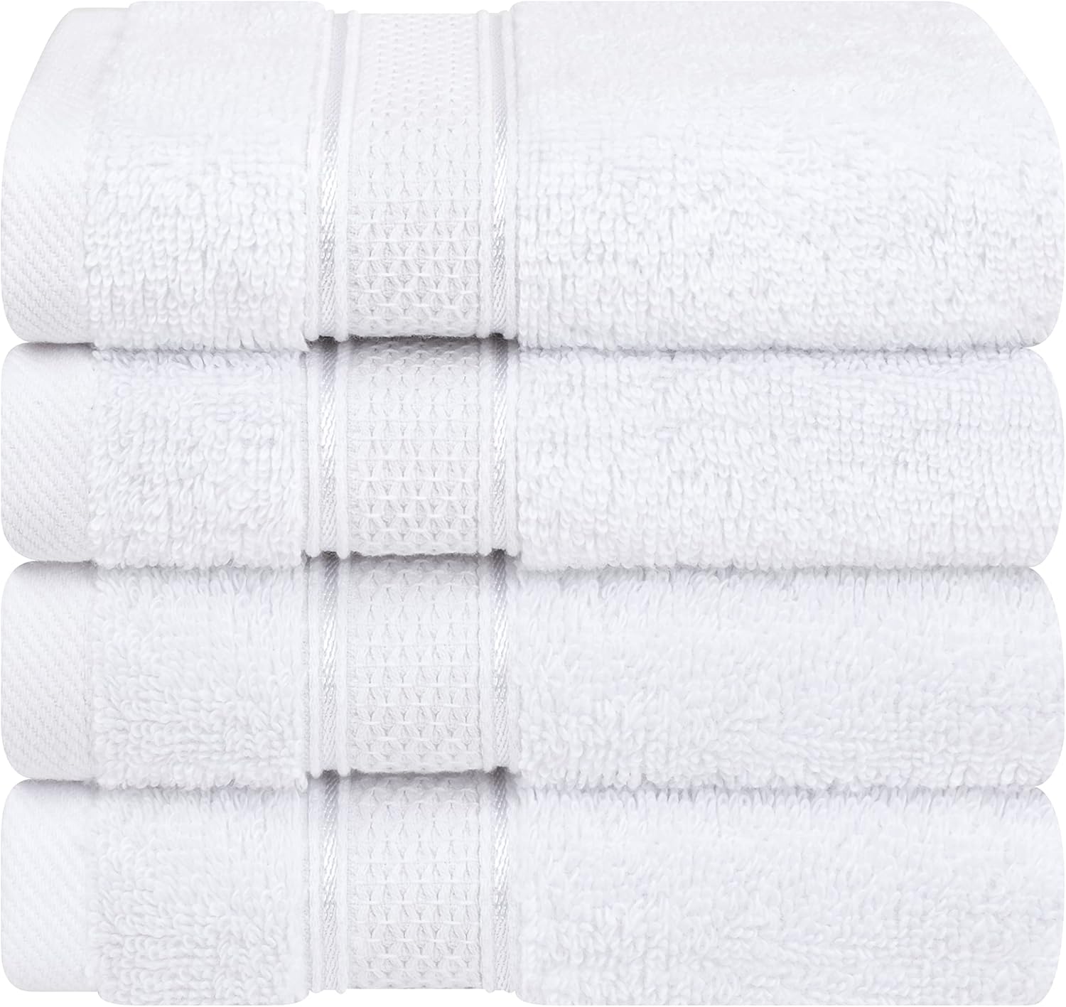 American Soft Linen, Salem Luxury Towels, 4 Piece Washcloth