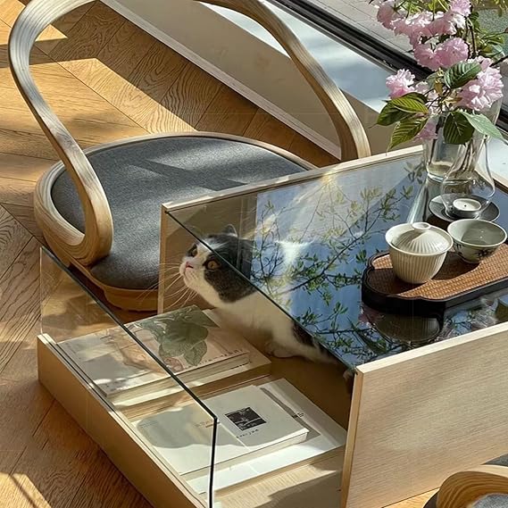 Coffee Table Japanese Bedroom Tatami Small Table Balcony Floor Window Coffee Table Solid Wood Window Table Short Table Creative Windowsill Tea Table Tea Table