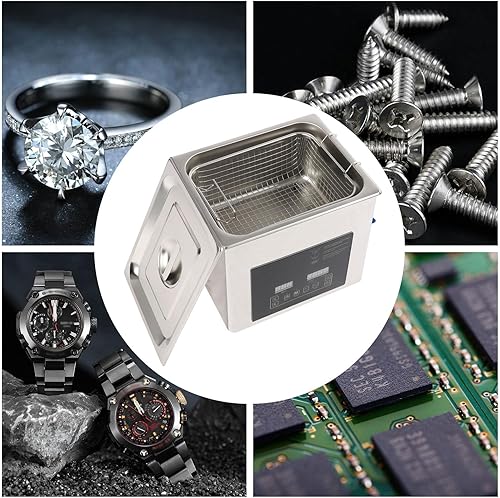 Miniatura 3 de Lavadora ultrasónica 10L 2840khz de frecuencia dual lavadora ultrasónica profesional con calentador temporizador para gafas piezas instrumentos