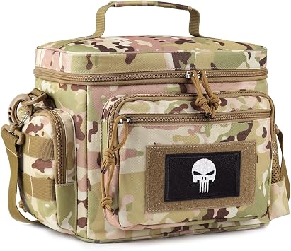 Lunch Box for Men - Tactical Cooler Bag with Molle System Leakproof & Insulated - Lunch Cooler for Women and Adults with Adjustable Shoulder Strap