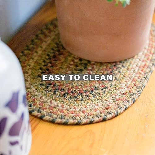 Miniatura 7 de Homespice Kingston - Manteles individuales tejidos de yute, decoración cálida de campo, juego de 4, manteles rectangulares multicolor de 13 x 19