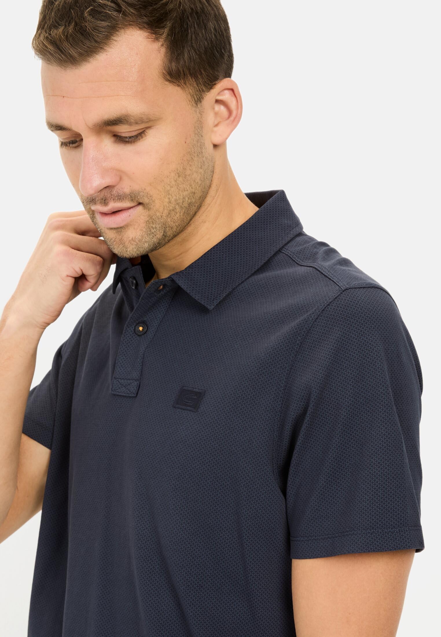 camel active Męska koszulka polo, niebieski, M