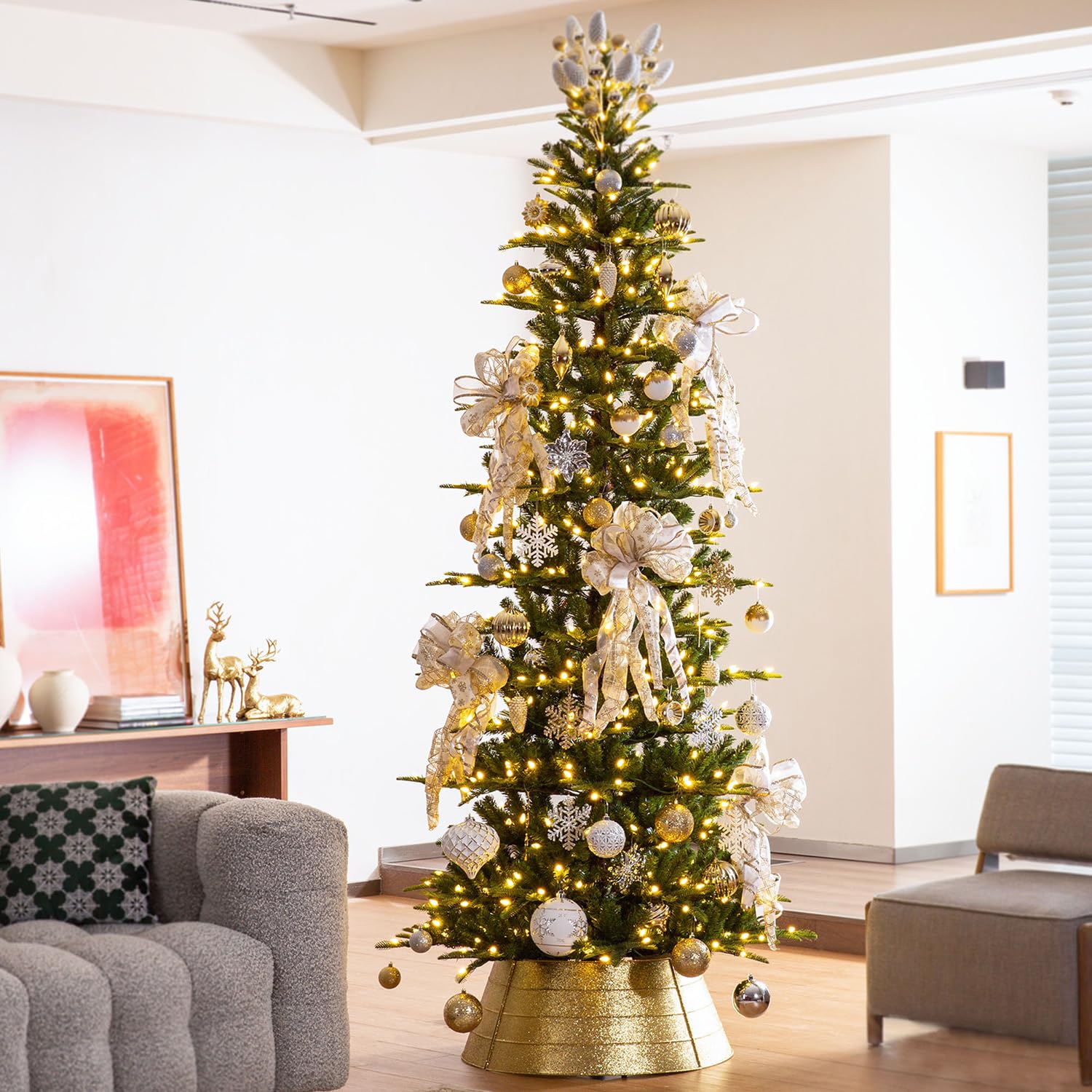 Glitzhome Christmas Tree Collar, 25.75