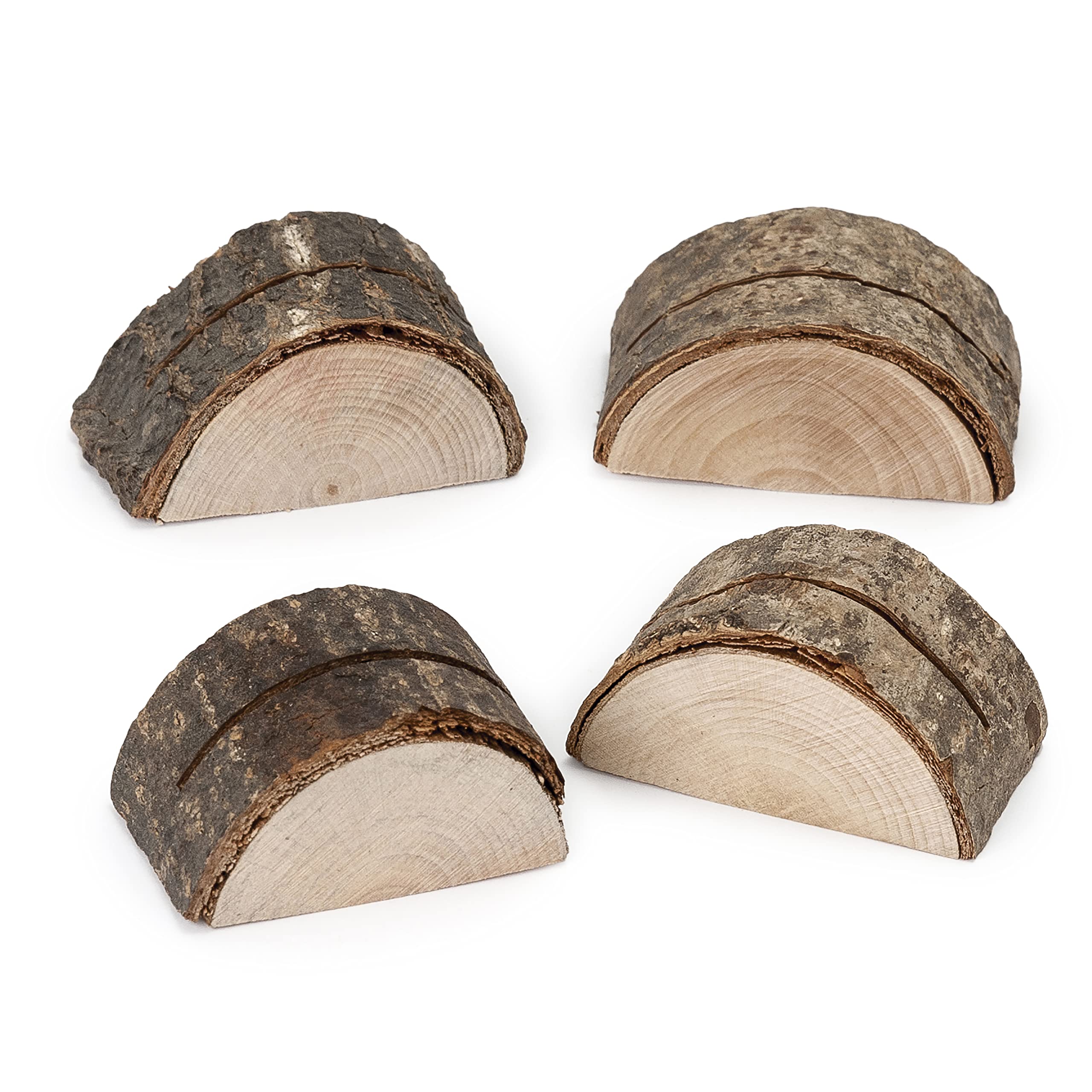 Mopec W466 Pack de 10 Troncos de Madera Marcasitios/Porta-Tarjetas 4,7 x 2,4 x 3,1cm, Normal