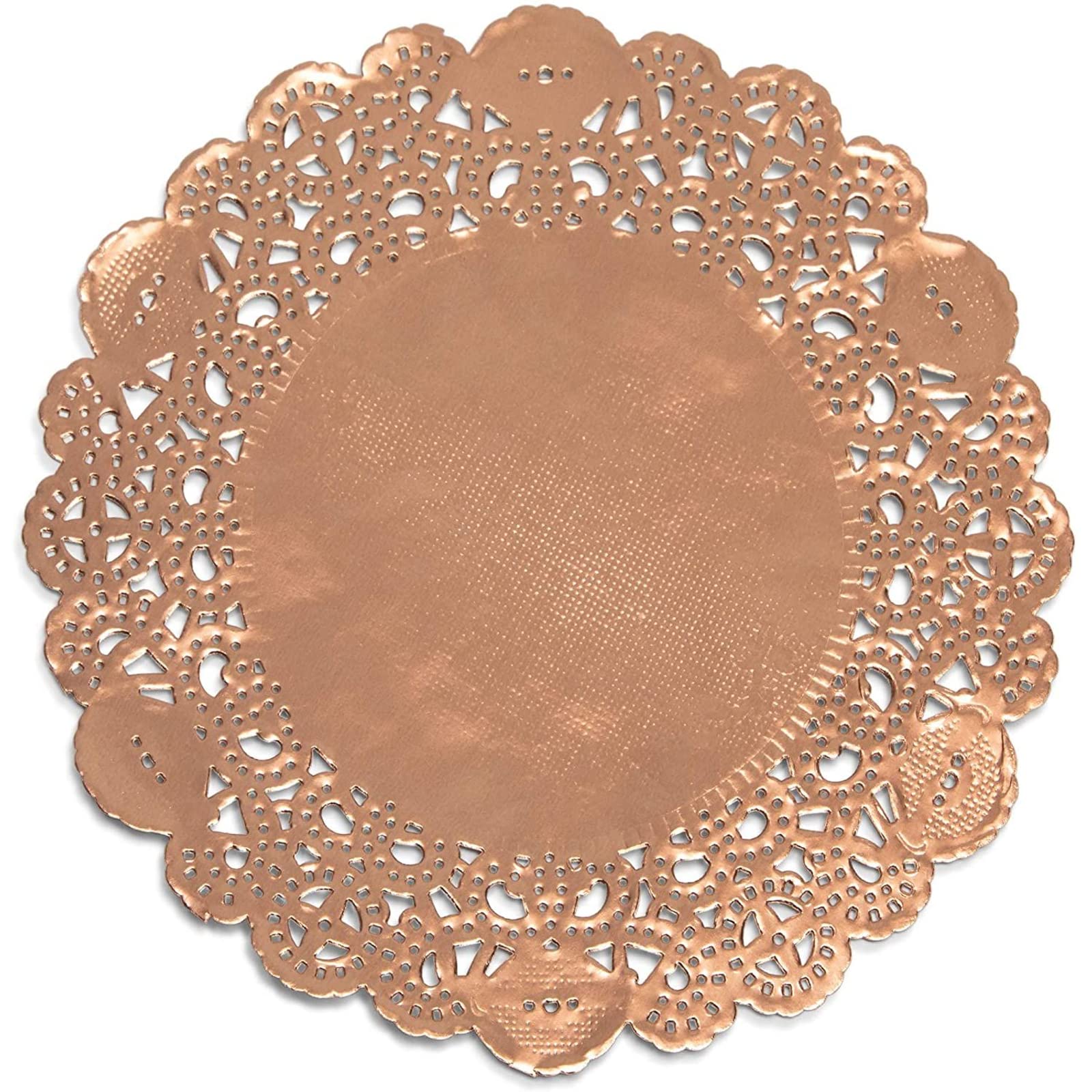 100 Sottotorta In Carta Pizzo 3.5 Pollici - Centrini Decorativi Per Torte E Eventi, Rosa - Foto 8