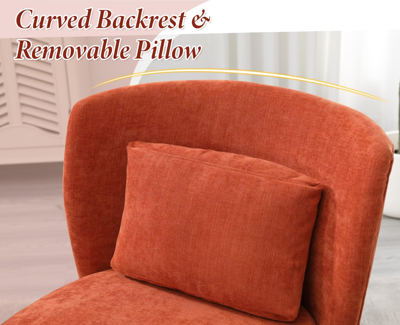 HollyHOME Fauteuil Chaise Scandinaves Chaise De Lecture Velours, Chaise