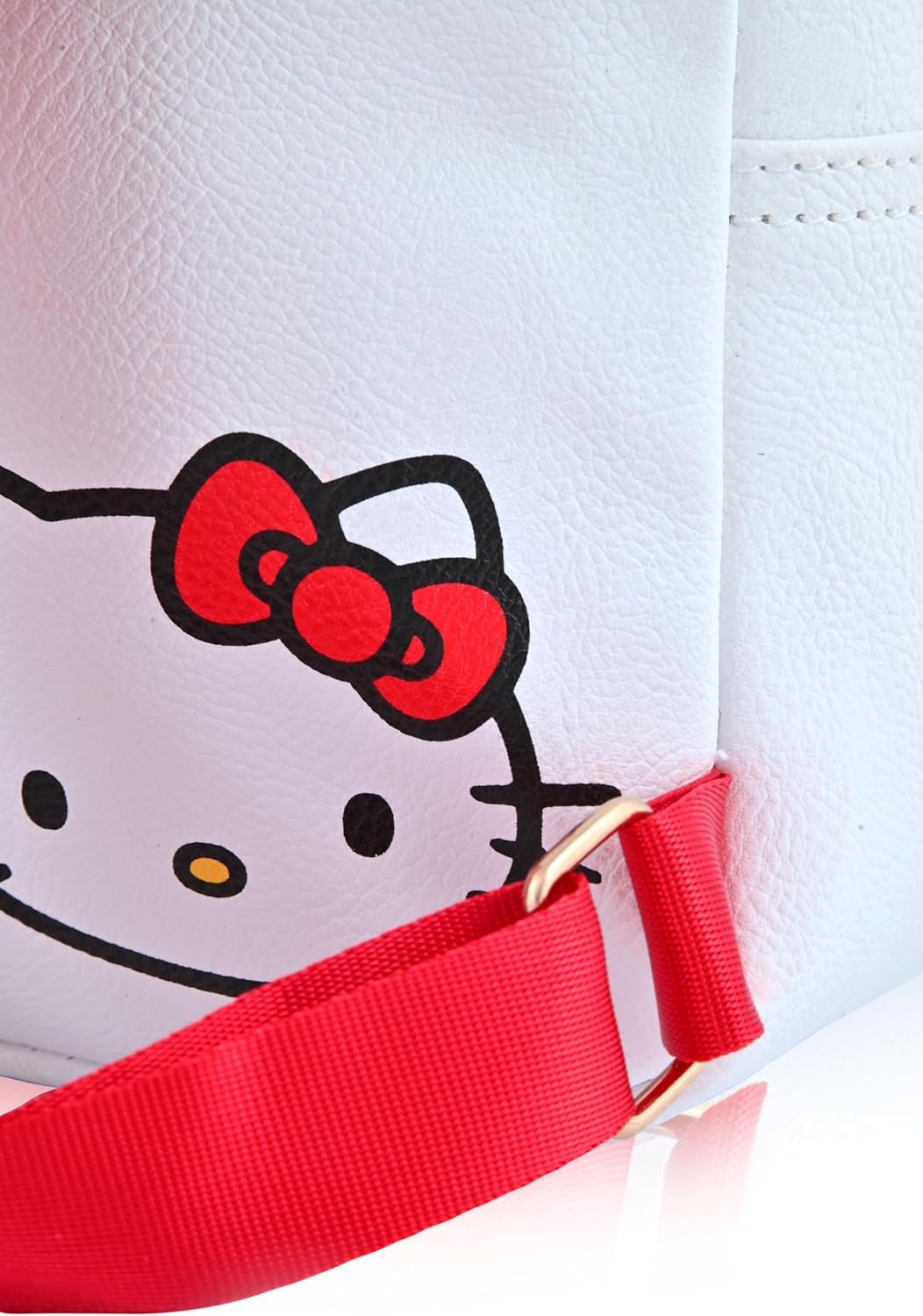 Fast Forward Sanrio Hello Kitty Backpack for Women, Men, Unisex | Cute PU Leather 10" Mini Backpack Purse | Hello Kitty Bag & Accessories
