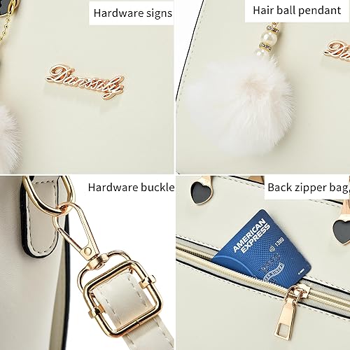 Miniatura 7 de Dassily - Monederos y bolsos de mano para mujer, a la moda, con patrón a cuadros, bolsa cruzada, bolsa de hombro, pequeña bolsa de mano para mujer