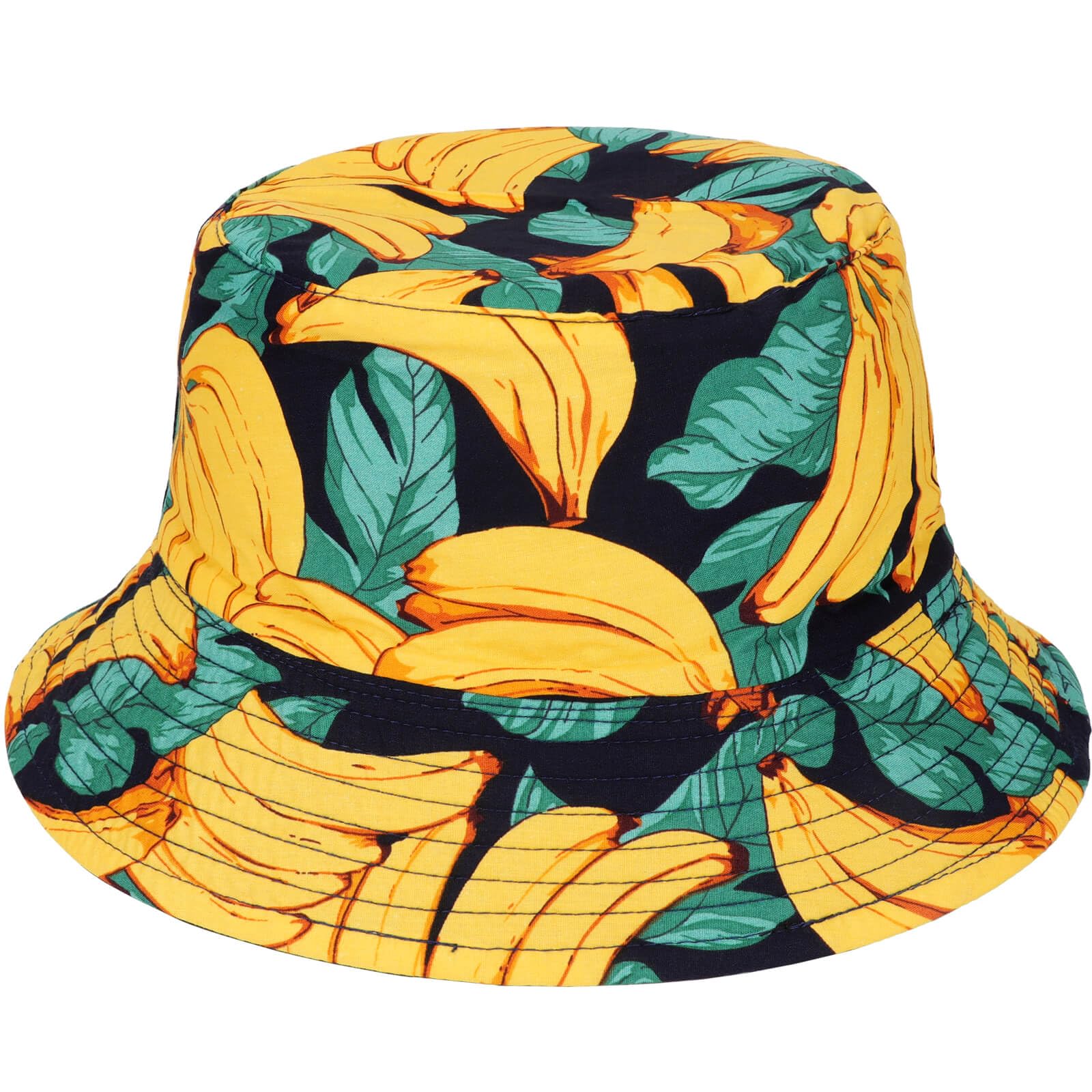 DRESHOW Summer Outdoor Foldable Fisherman Wide Brim Bucket Hat Beach Sun Hat for Women Men