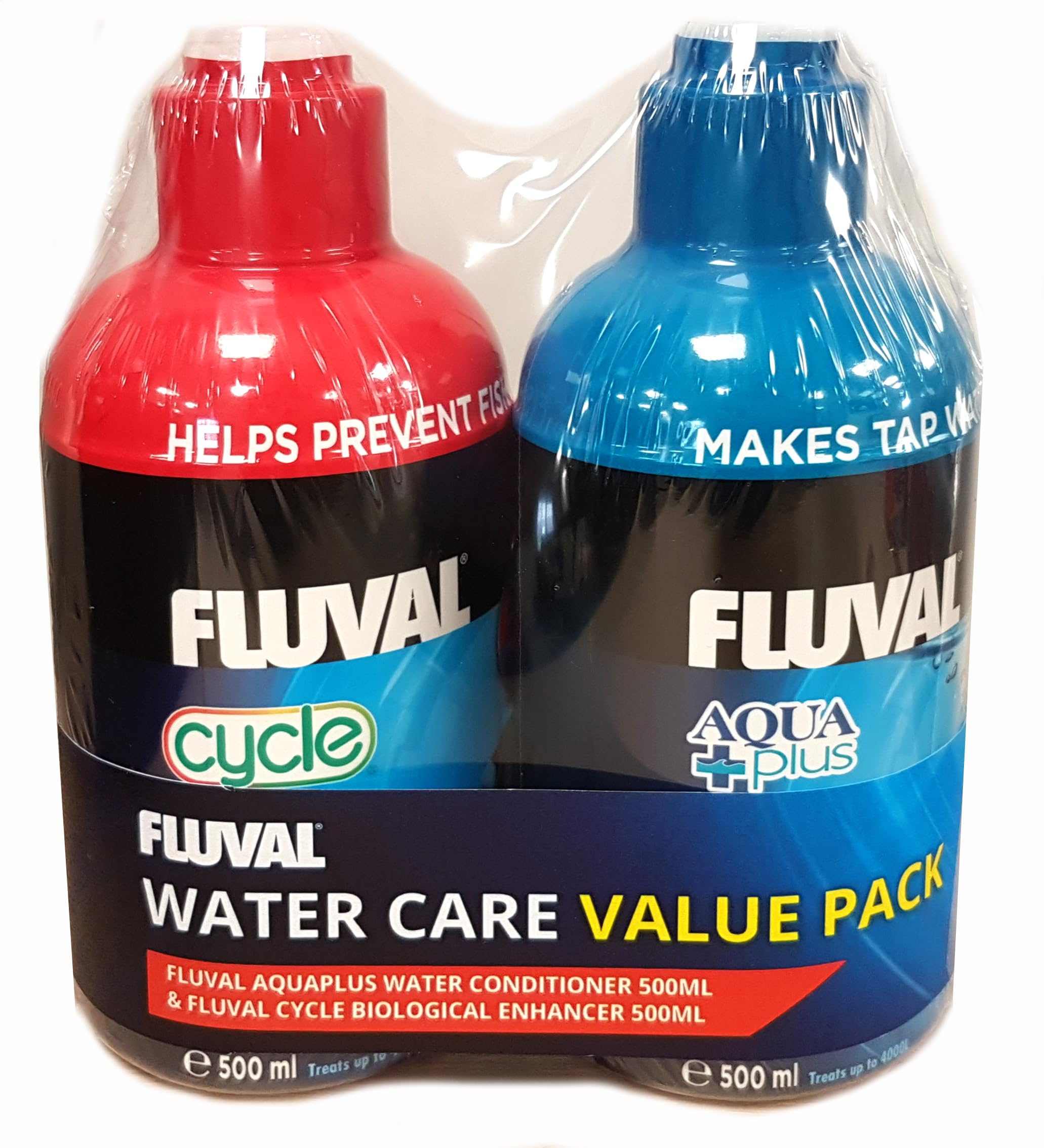 Fluval Water Care Value Pack with Fluval Cycle & Aqua Plus, 500ml