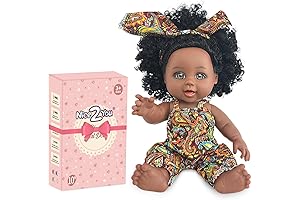 Adorable 10" Black Babydoll: A Perfect Playmate for Curious Kids