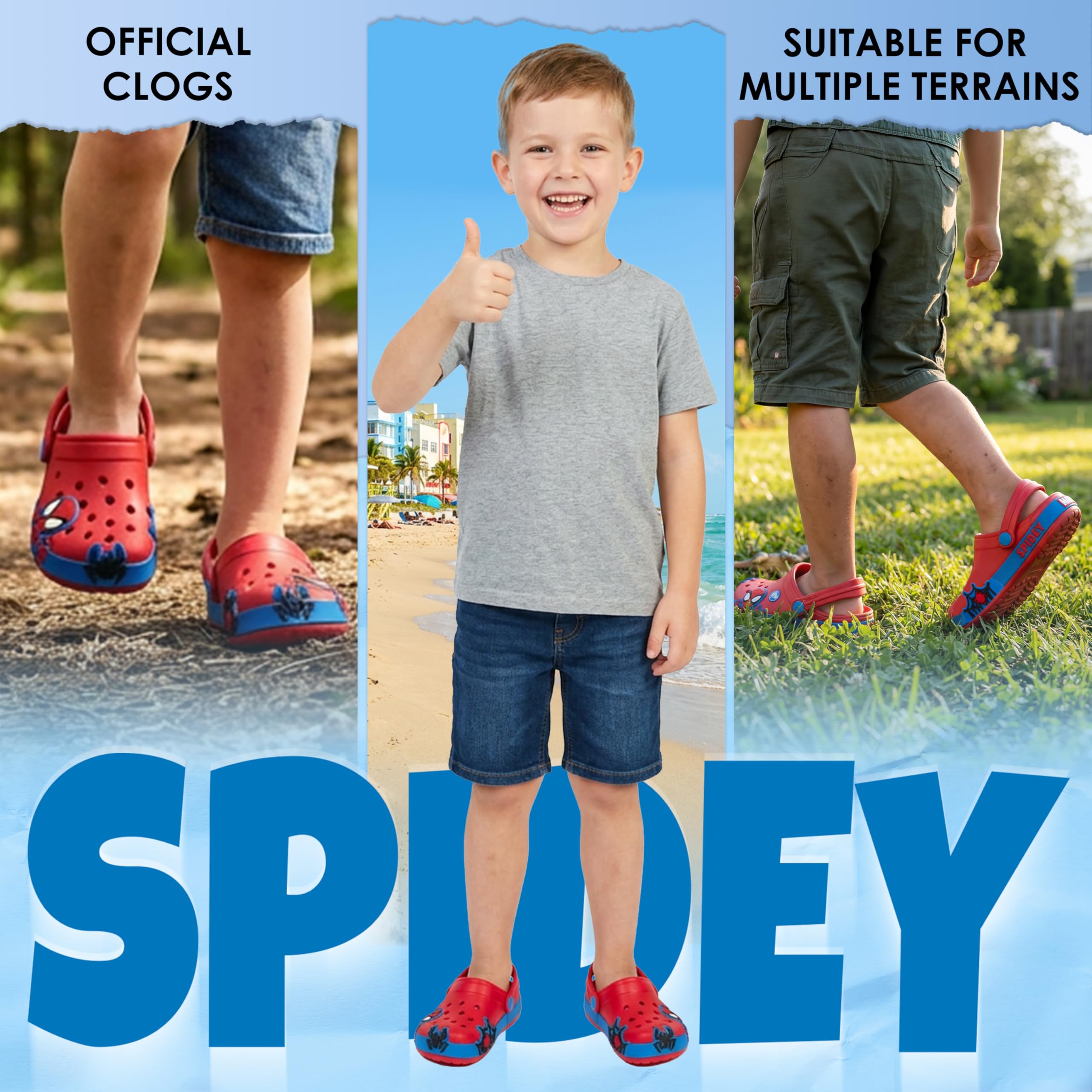 Get Trend Patrulla Canina | Disney Toy Story | Spidey y Sus Amigos | Barrio Sesamo Zuecos Niño, Pantuflas Niño Verano Antideslizantes, Zapatillas Casa y Jardín