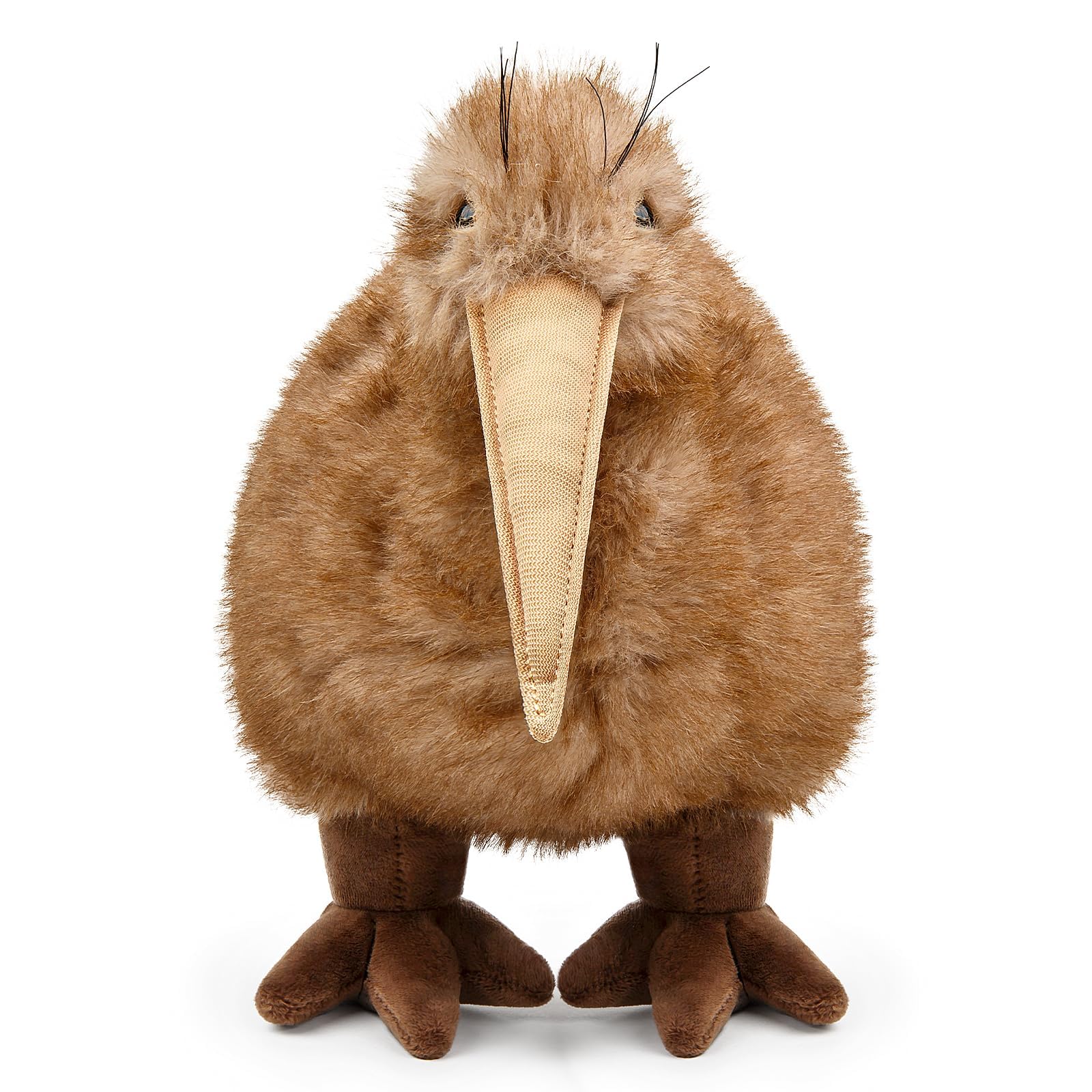 Tiny Heart Kiwi Bird Stuffed Plush Realistic Kiwi Bird Plush Toy Lovely Animal Cute Soft Gifts Kiwi Bird for Kids Boys and Girls Bedtime Companion Plushie Collection Interactive Play brown 45cm/17” - Image 3
