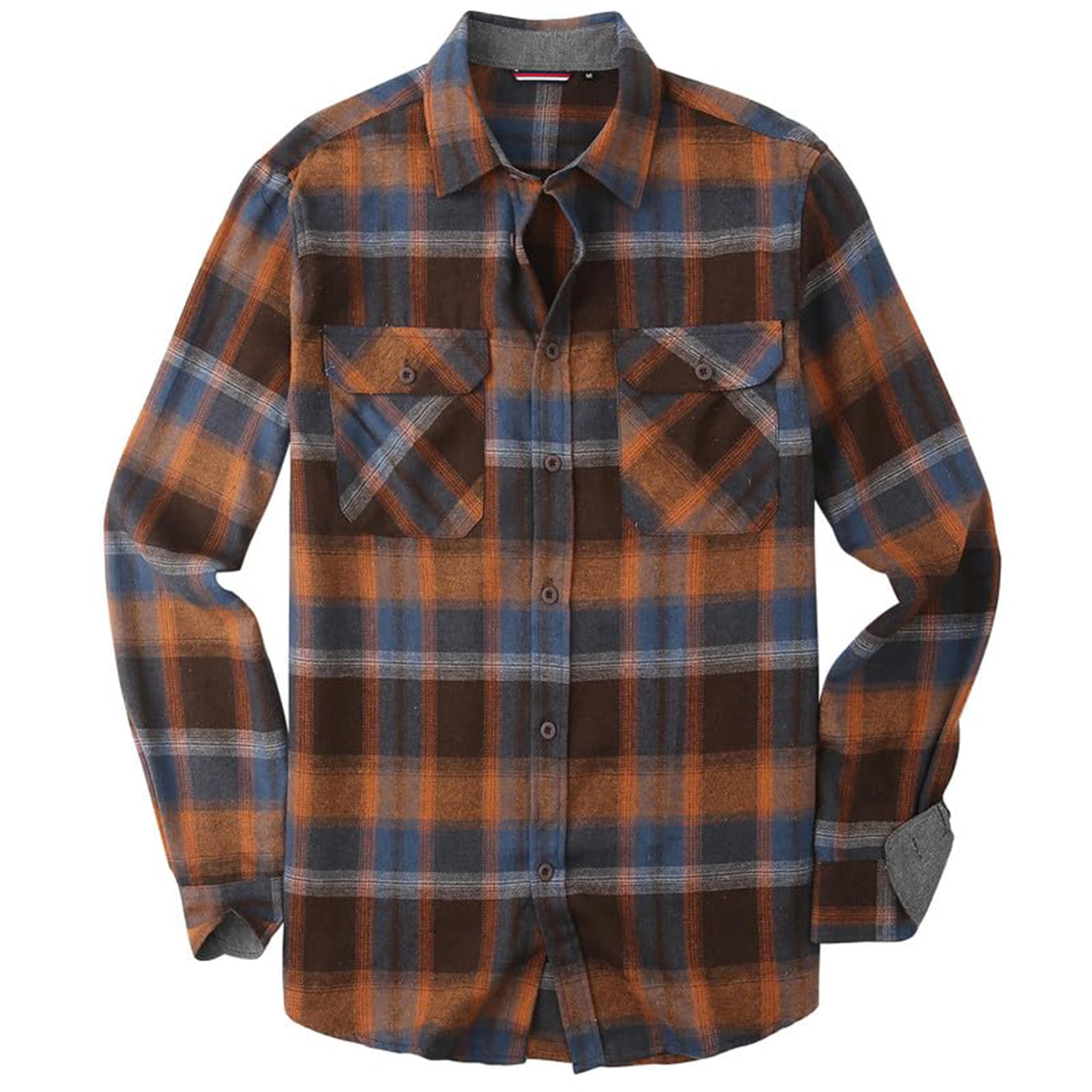 Flannel Shirt for Men Button Down Regular Fit Mens Flannel Shirt Long Sleeve Casual Plaid Flannel Shirt