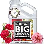 Great Big Roses – Soil and Rose Fertilizer Booster to Grow The Best Roses and Flowers; Rose Food Compost Extract for Rose Bush, 1 Gallon Concentrate (Makes 32 Gallons)
