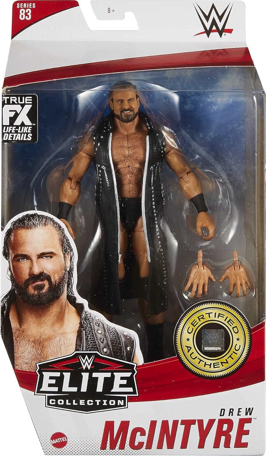 Mattel WWE Drew McIntyre Elite Collection Action Figure, 6-in/15.24-cm Posable Collectible Gift for WWE Fans Ages 8 Years Old & Up
