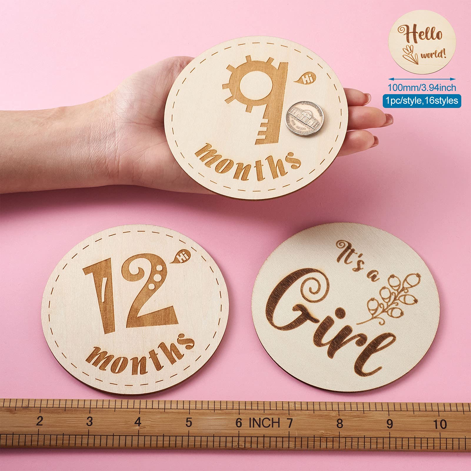 しまうまプリント マイルストーンカード 月齢カード マンスリーカード マイルストーンカード｜写真の整理・