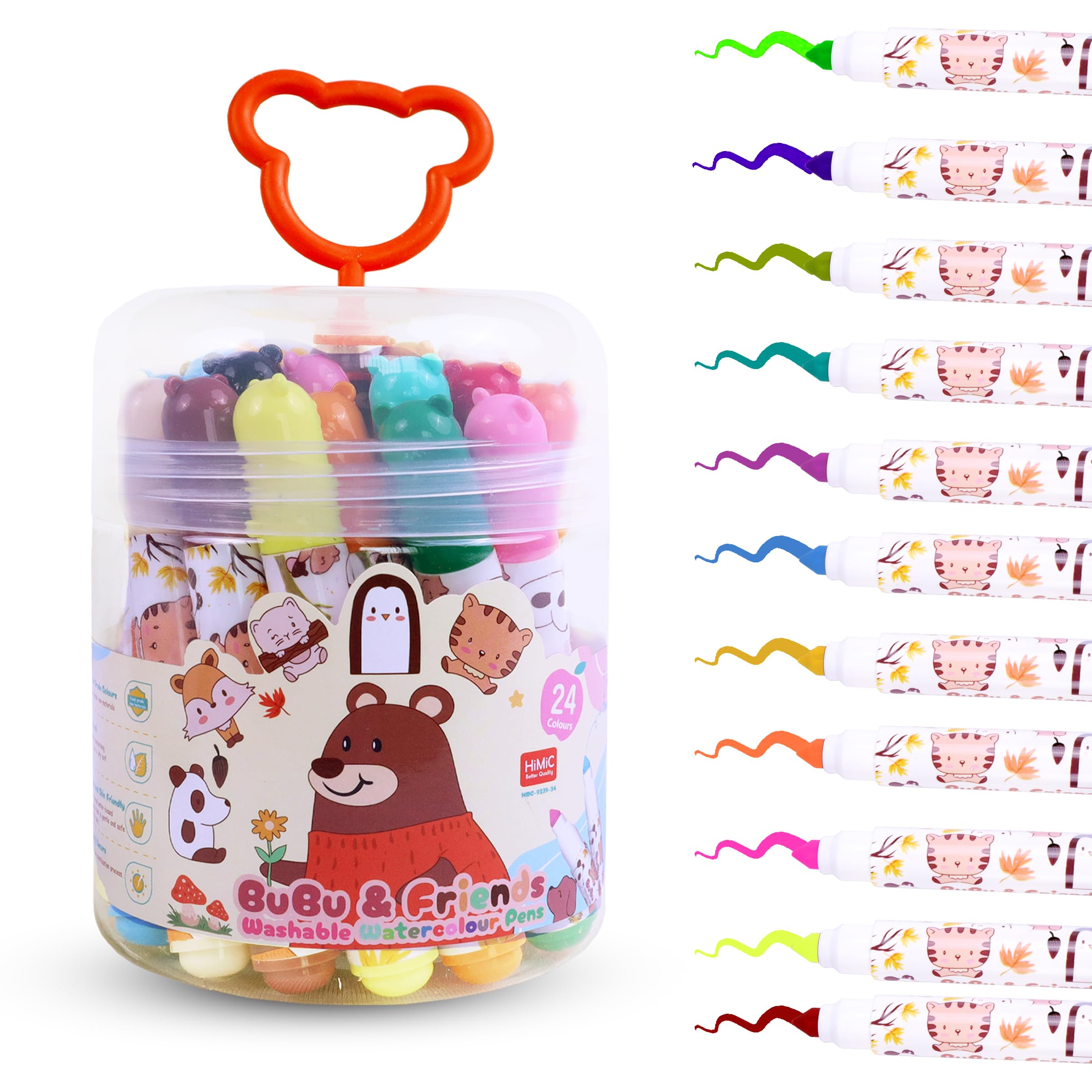 Toyshine 24 Pc Bear Theme Washable Watercolor Pens Set Art Markers for Toddlers Kids Sketching Drawing Materials Craft Supplies Return Gift (B0DCW35ZVJ) Amazon Price History, Amazon Price Tracker