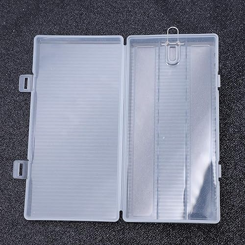 Miniatura 4 de Paquete de 2 cajas de almacenamiento de baterías de plástico 18650 de 8 celdas con soporte de gancho, impermeable, transparente, de plástico duro,