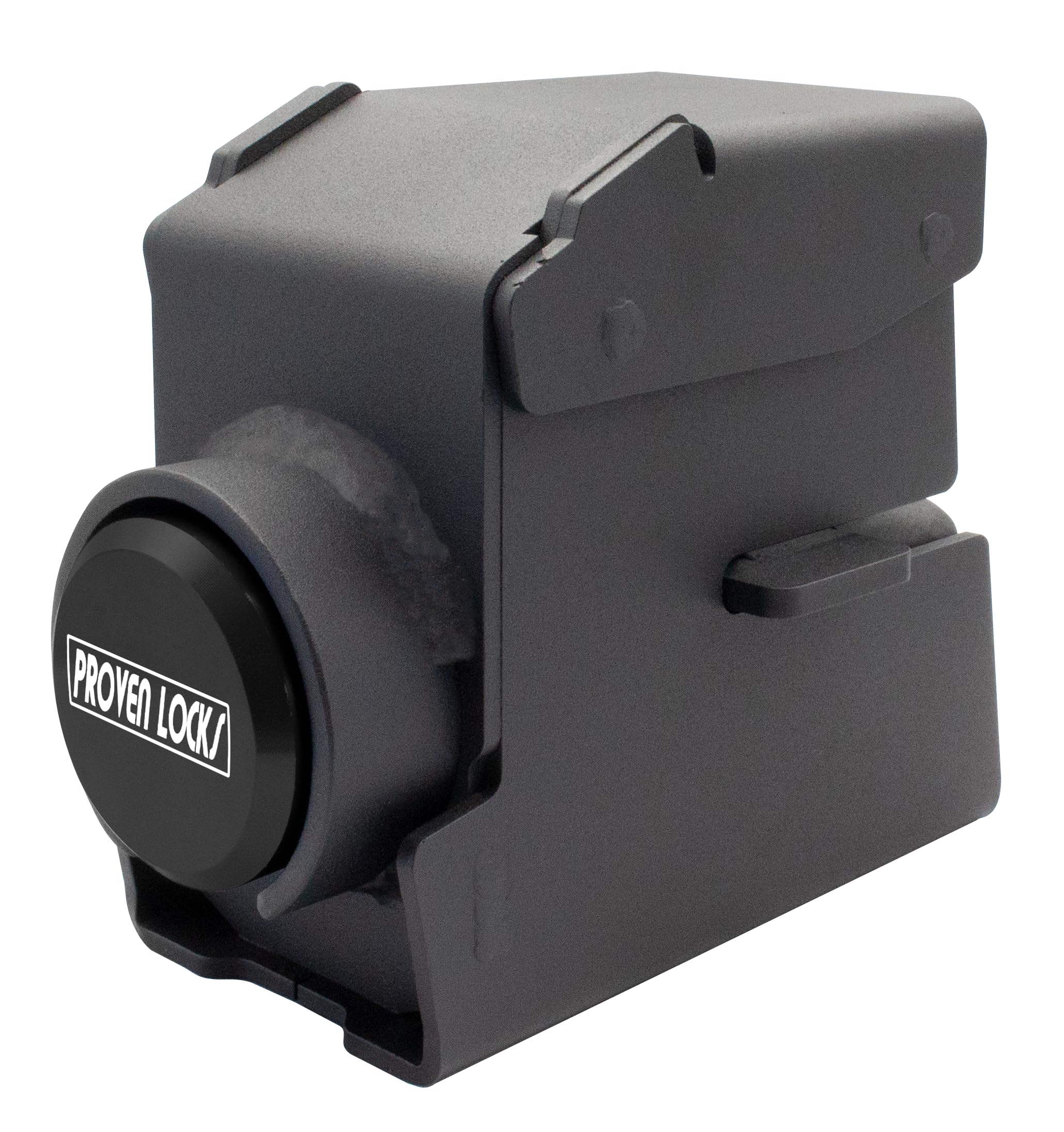 Proven Industries Model 2516-B Trailer Lock, Fits 2 5/16-Inch Bulldog or Ram Trailer Couplers, Made in The USA, (Black)