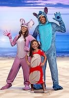 Vista 4 de Disney Lilo and Stitch - Disfraz de ángel para niñas, disfraz con capucha para Halloween, juego de rol de Lilo y Stitch