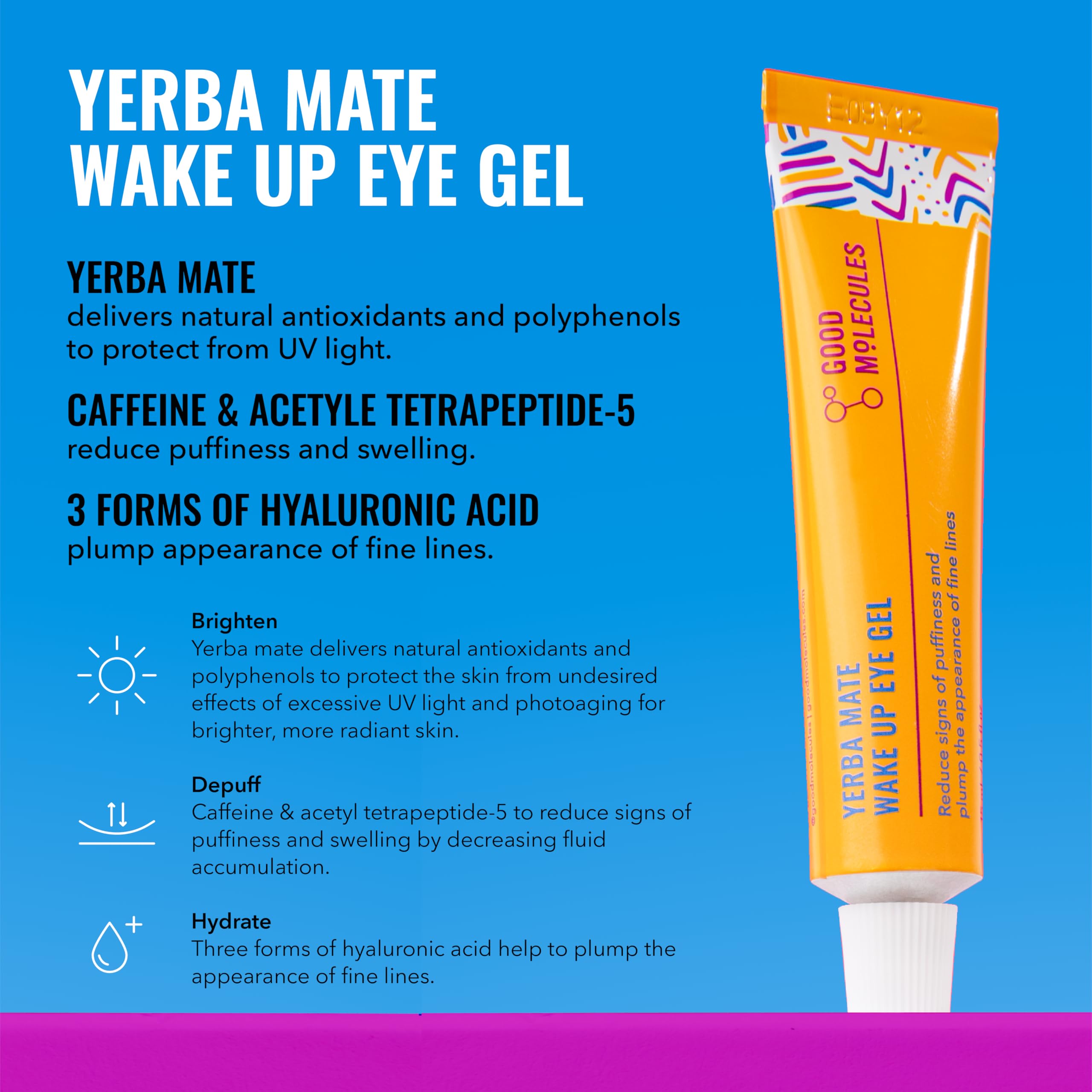 Good Molecules Daily Skincare Routine Set with Hydrating Facial Cleanser