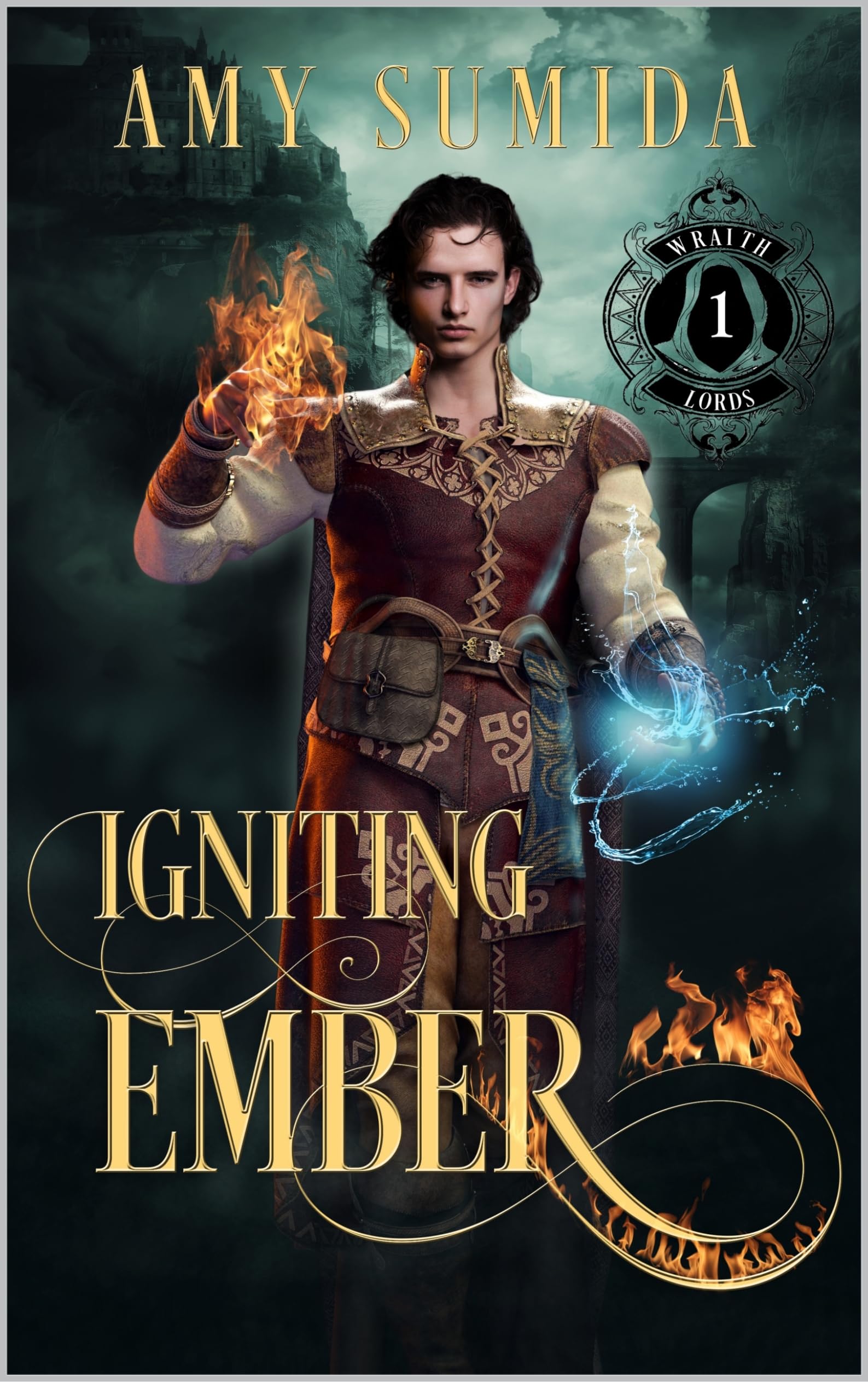 Igniting Ember: A Gay Fantasy Why Choose Romance (The Wraith Lords Book 1)