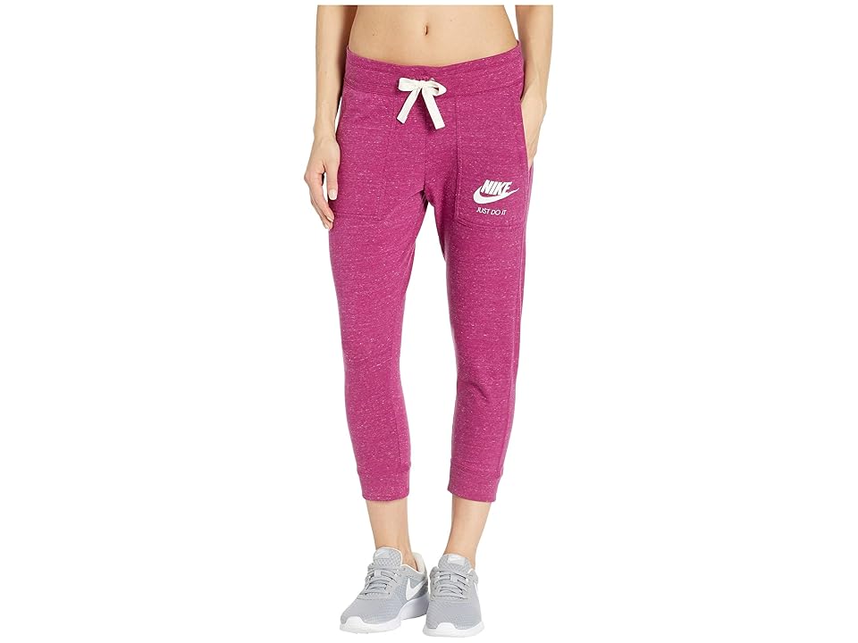 

Nike Sportswear Gym Vintage Capri (True Berry/Sail) Women's Capri, Pink
