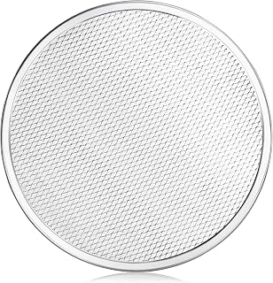 50950 Restaurant-Grade Aluminum Pizza Baking Screen, Seamless, 12-Inch, Pack of 6
