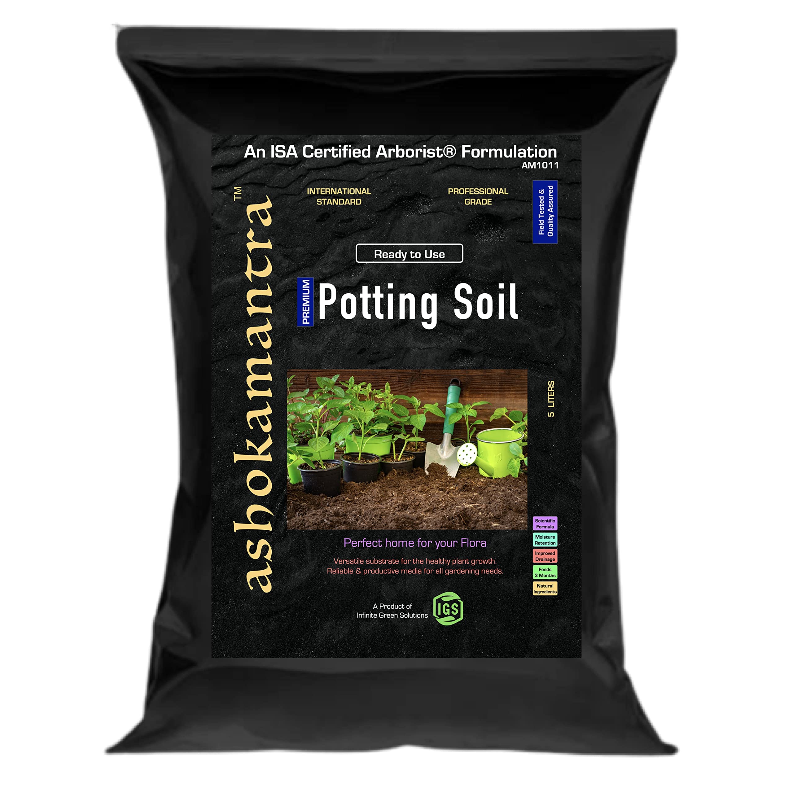 Buy ASHOKAMANTRA Premium Potting Soil 5 Lit Instant Ready Easy Use