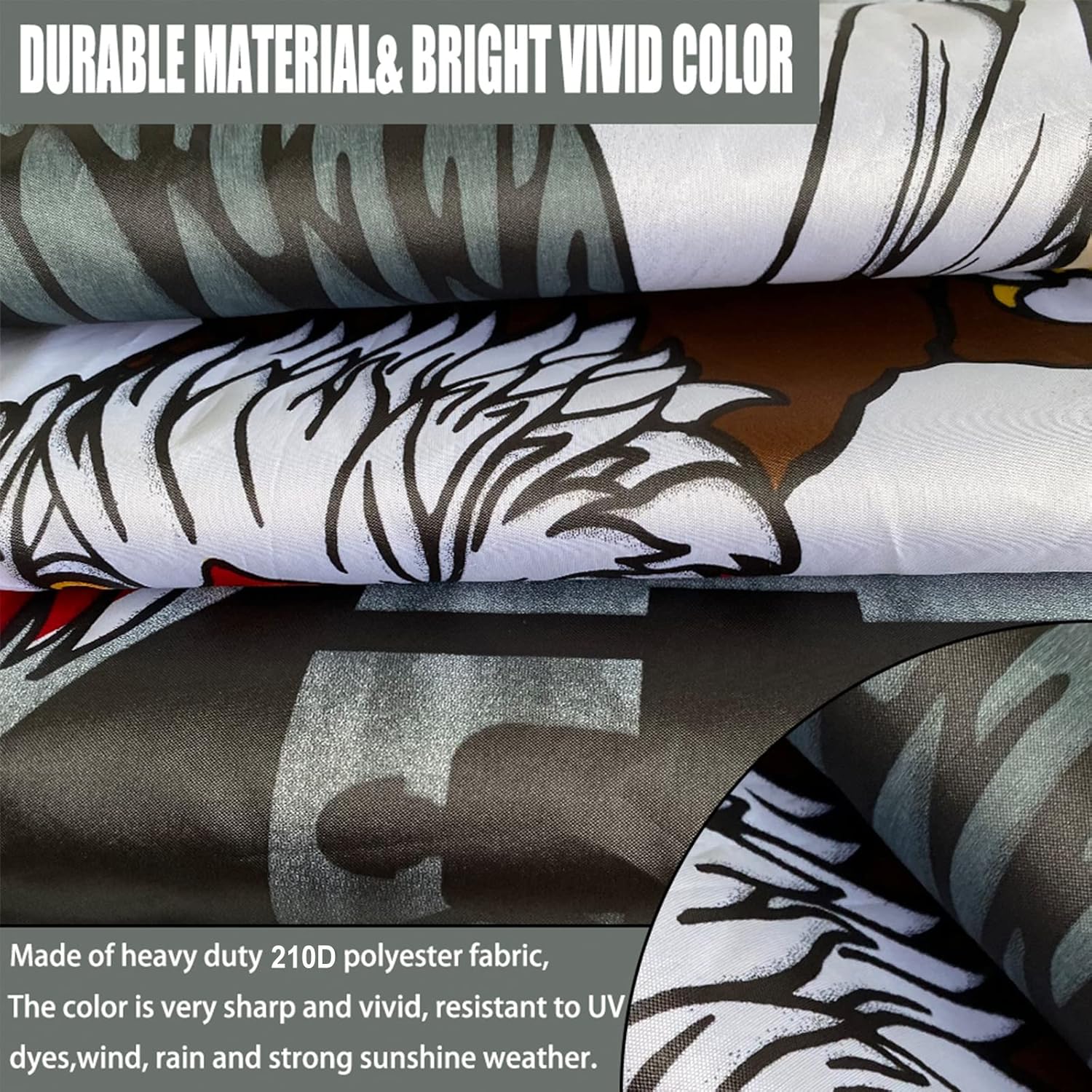 Pow Mia Eagle Flag Double Sided 3x5 Outdoor- Durable 3Ply Heavy Duty All Gave Some Gave All You are Not Frgotten Veterans Military Flag Banner with 2 Grommets