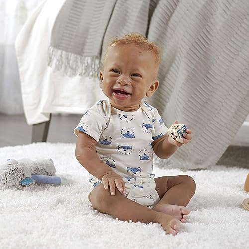 Miniatura 4 de Gerber Paquete de 5 mamelucos variados de manga corta para bebés niños