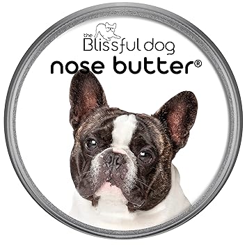 The Blissful Dog UNSC-2OZ-PIEFBD French Bulldog Pied Unscented Nose Butter, 2 oz