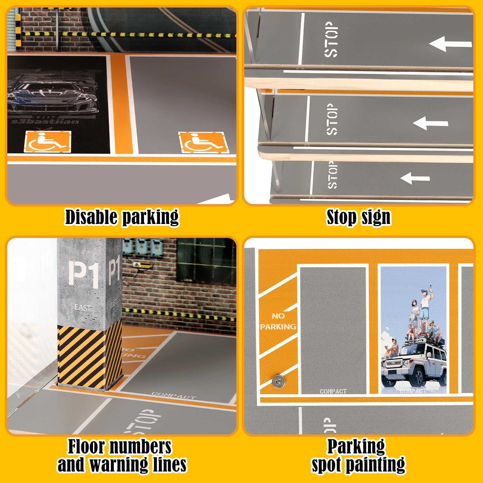 Saichotoy Toy Car Parking Garage - Image 3