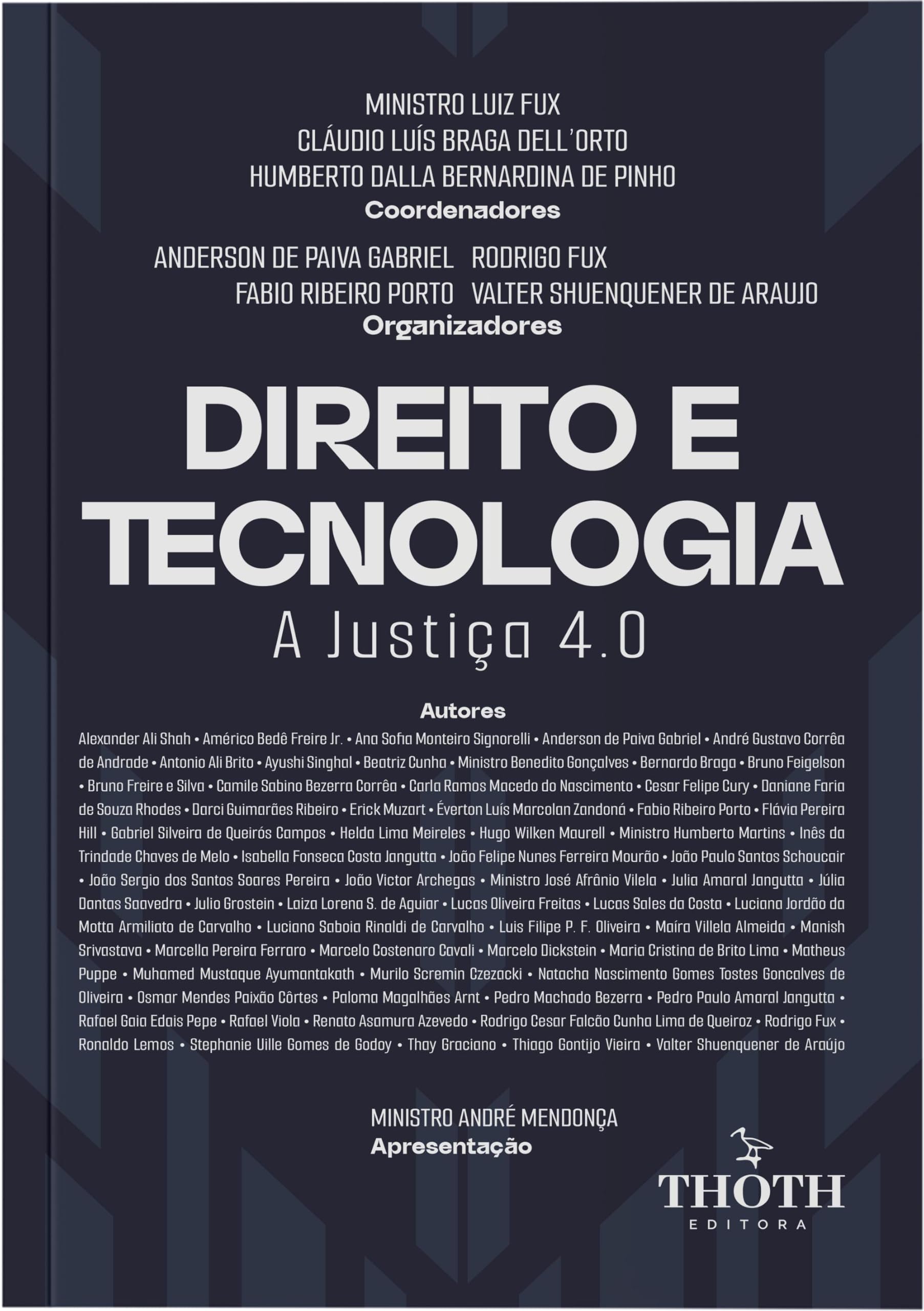 Capa de Direito e tecnologia: a justiça 4.0