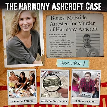 ملفات القضايا التي لم يتم حلها | Ashcroft، Harmony - Cold Case Murder Mystery Game - هل يمكنك حل الجريمة? من قتل الوئام? للأعمار من 14 وما فوق