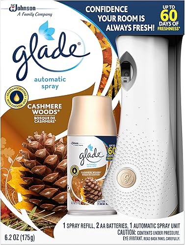 Miniatura 2 de Glade Kit de iniciación de ambientador de aire automático Cashmere Woods 6.2 onzas líquidas