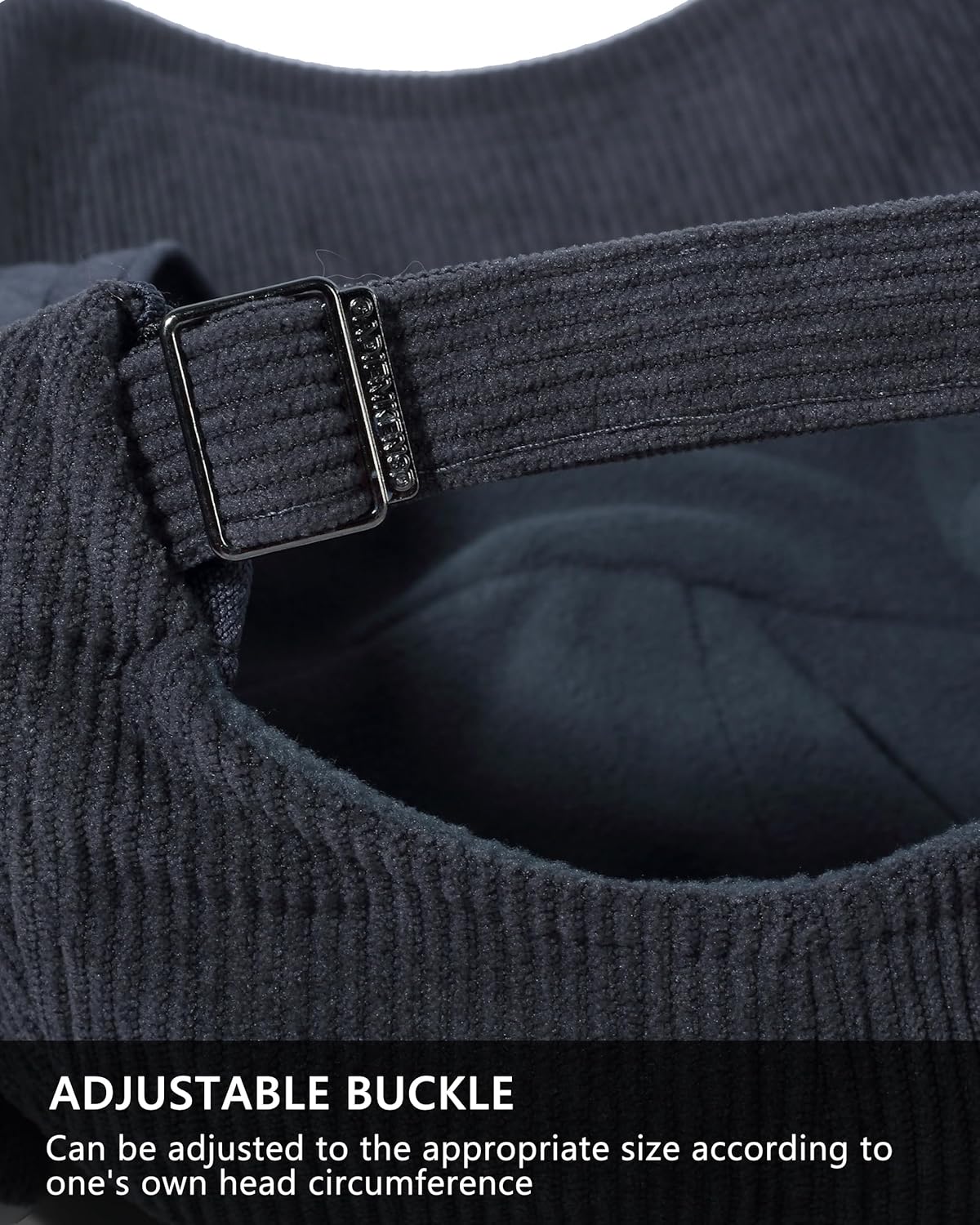 GADIEMKENSD Winter Trapper Hat with Ear Warmer Flaps Corduroy Baseball Cap for Men and Women - Image 8