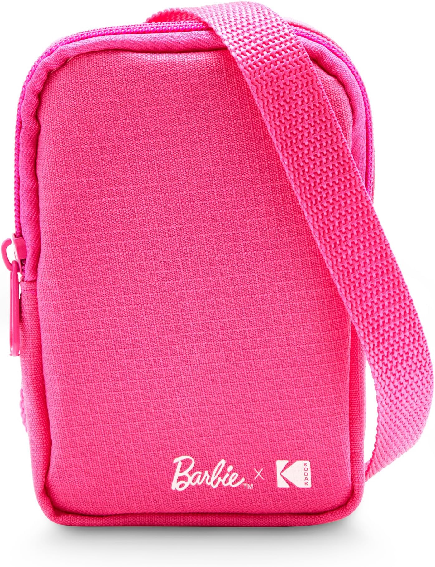 KODAK Barbie x Soft Case with Zipper Closure and Crossbody Shoulder Bag x Barbie Printomatic and Step Slim Photo Printer, Pink (Case Only)