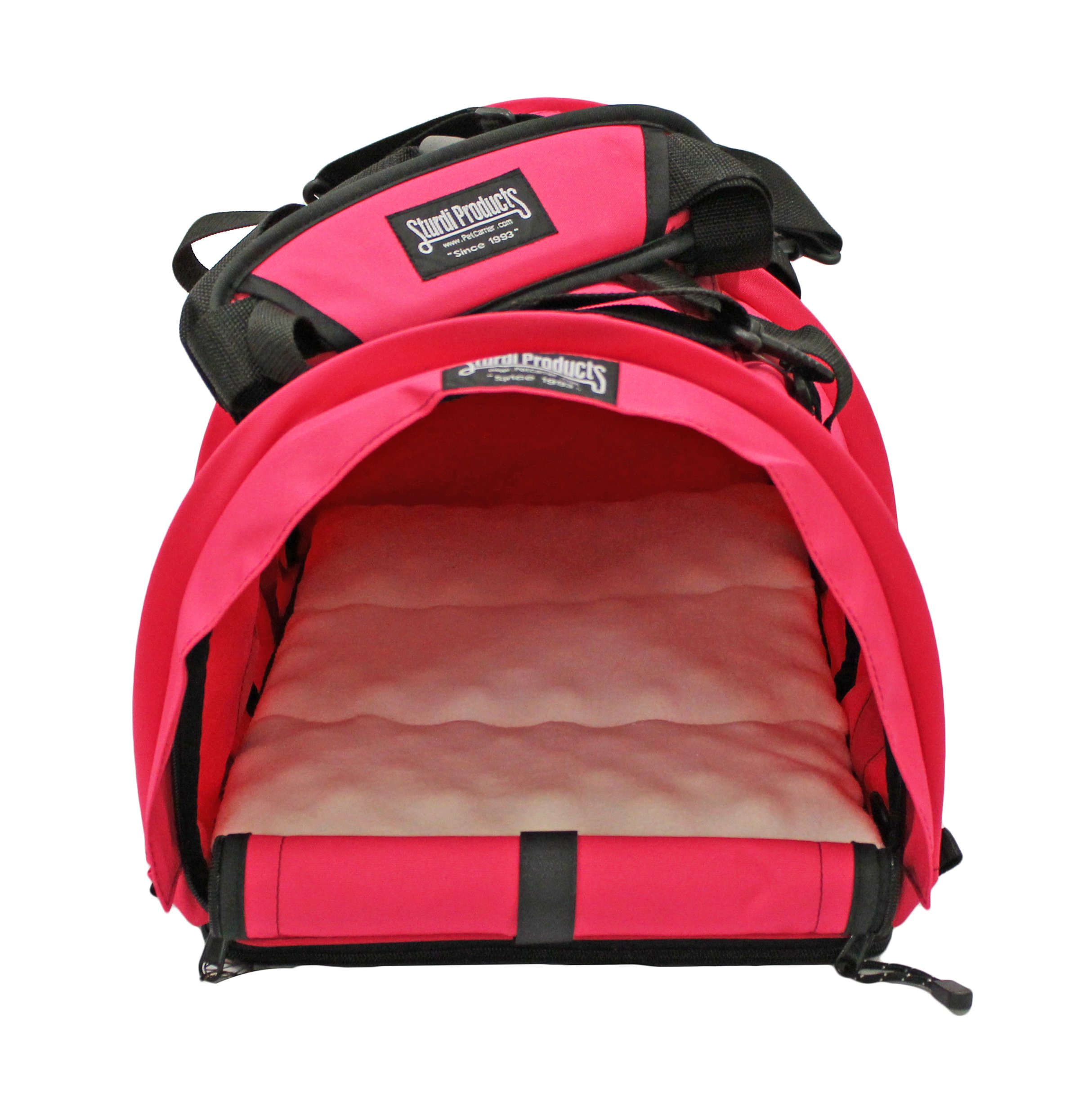 SturdiBag Pro 2.0 Haustiertragetasche XL – Weiche Seiten, Sicherheitsclips & Gurte – Für Auto, Reisen (nicht Flugtauglich)
