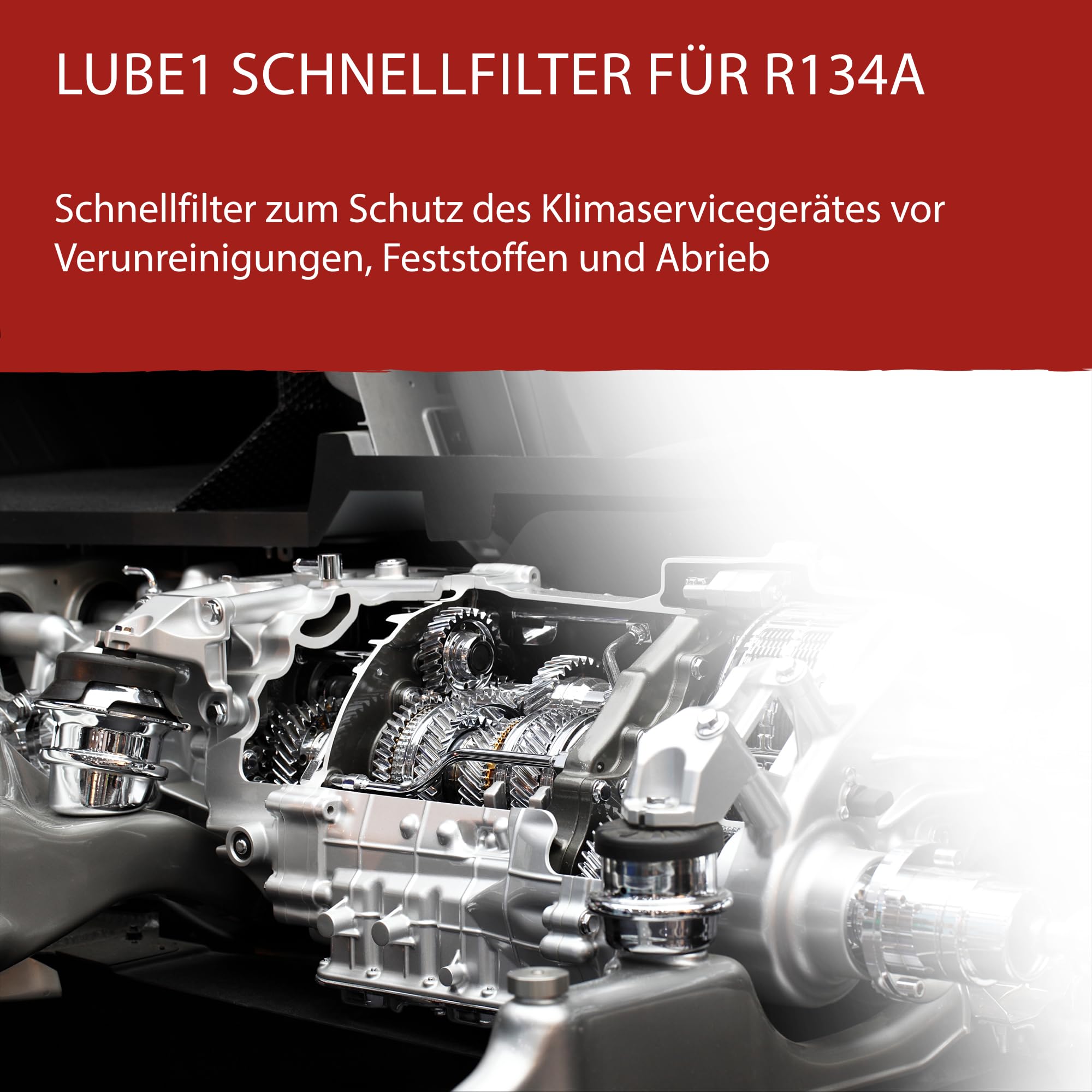 Schnellfilter für R134a Kältemittel, Innenraumfilter, Filter für Autos zum Schutz des Klimaservicegerätes vor Verunreinigungen, Feststoffen und Abrieb