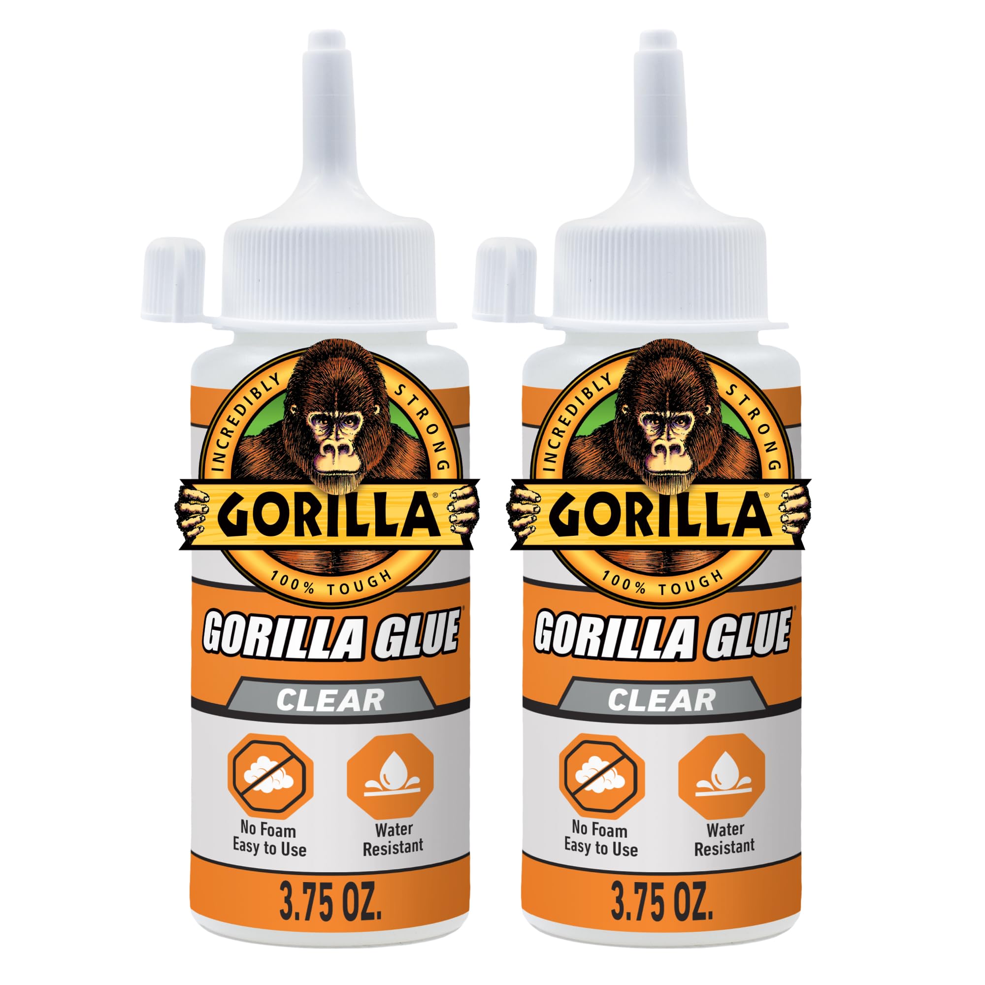 Gorilla 4537505 Clear Glue, 2 - Pack