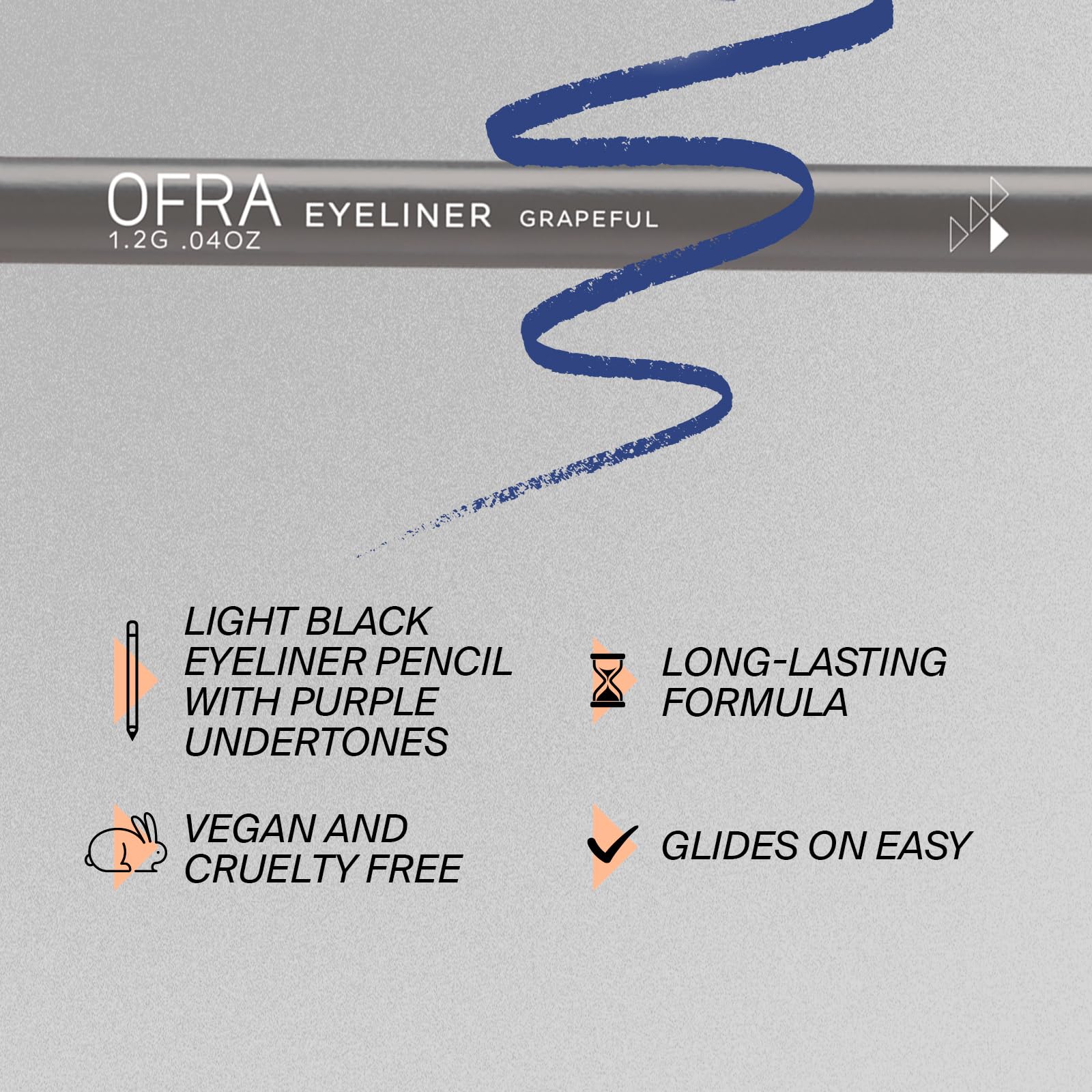 OFRA VERIFIED Liquid Liner – Penna ultra nera, lunga durata per ogni look, impermeabile e vegano