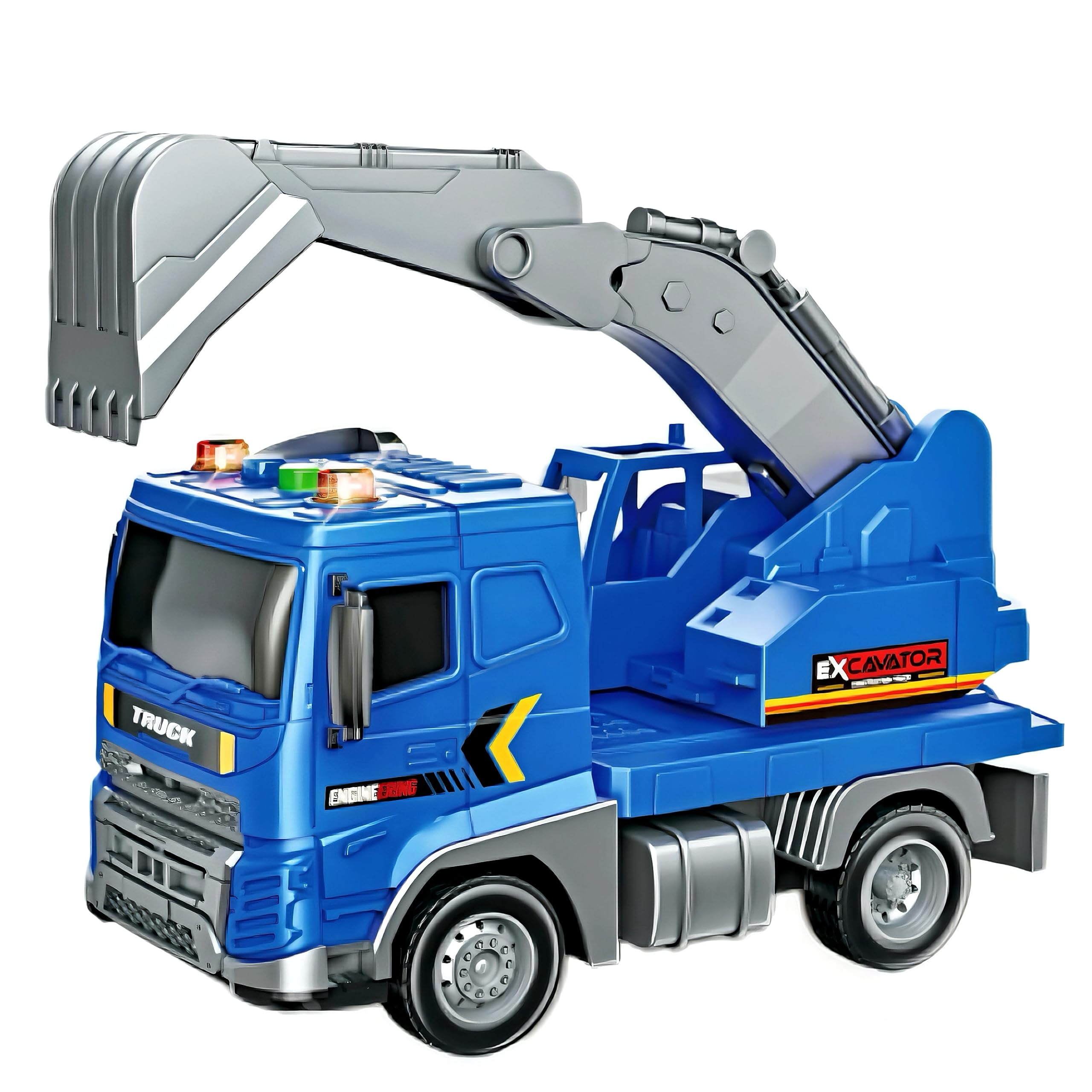Amazon.co.jp: Lreyrous ブルー ショベル ブルドーザートラック 1:20