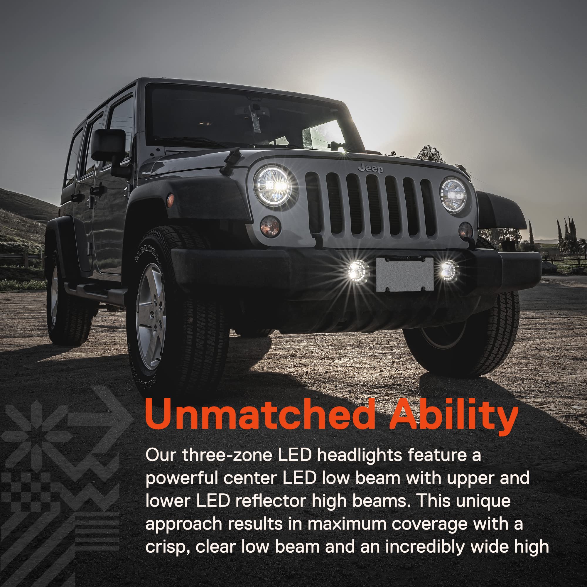 Install IJDMTOY Jeep Wrangler Front Grill LED Light Bar, 54 OFF